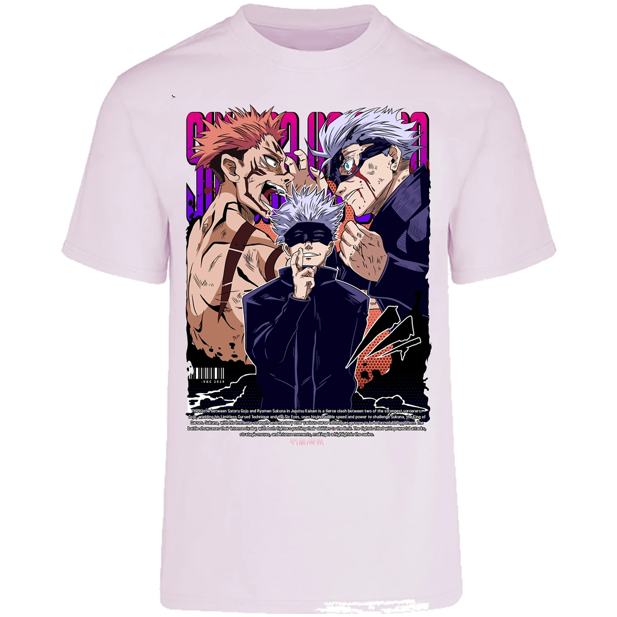 Playera Jujutsu Kaisen Anime Gojo Sukuna para Adulto 30