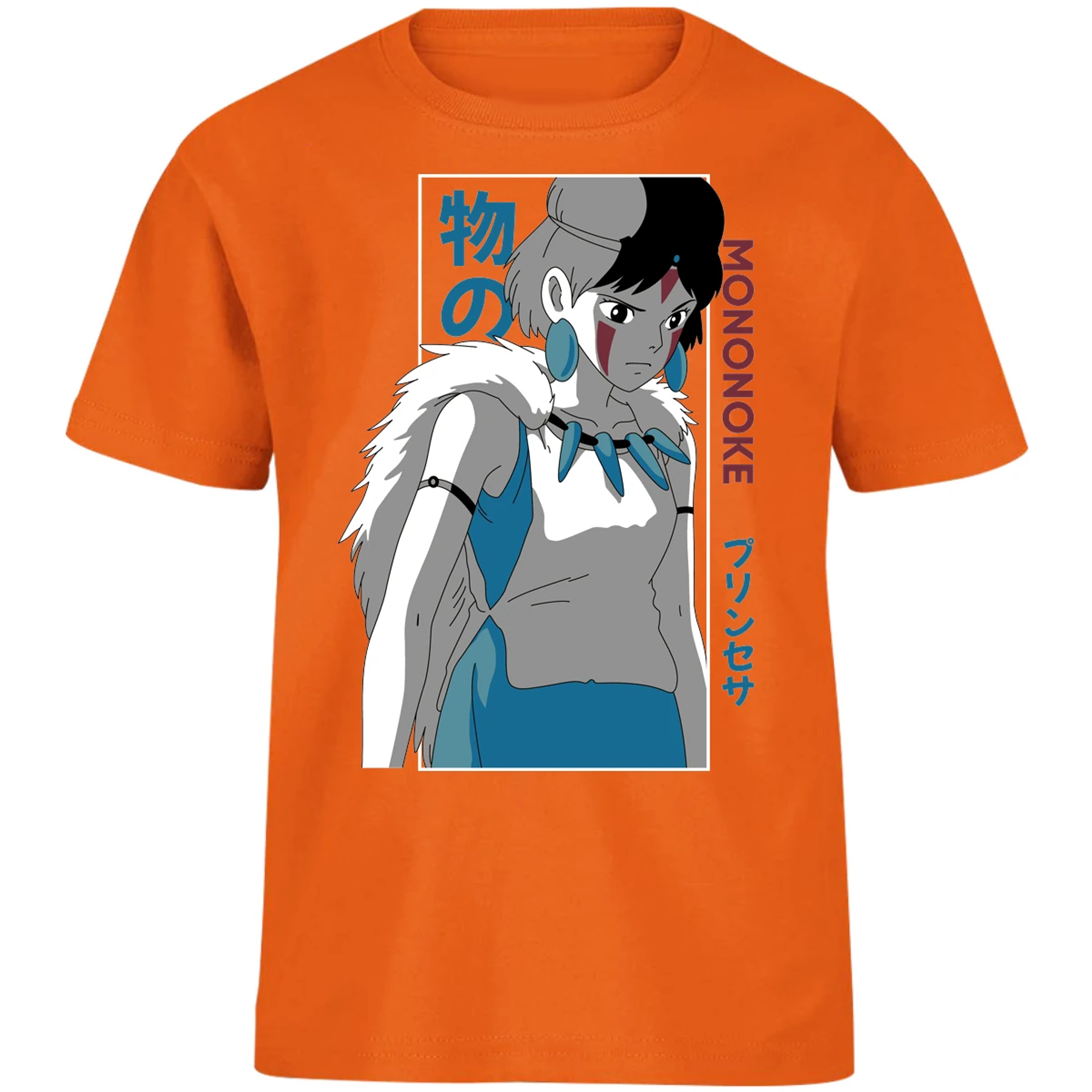 Playera Ghibli Mononoke Anime para Niño 3