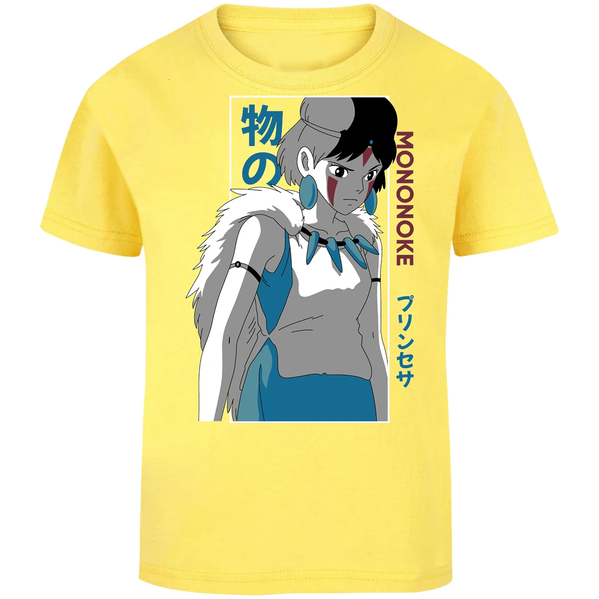 Playera Ghibli Mononoke Anime para Niño 11