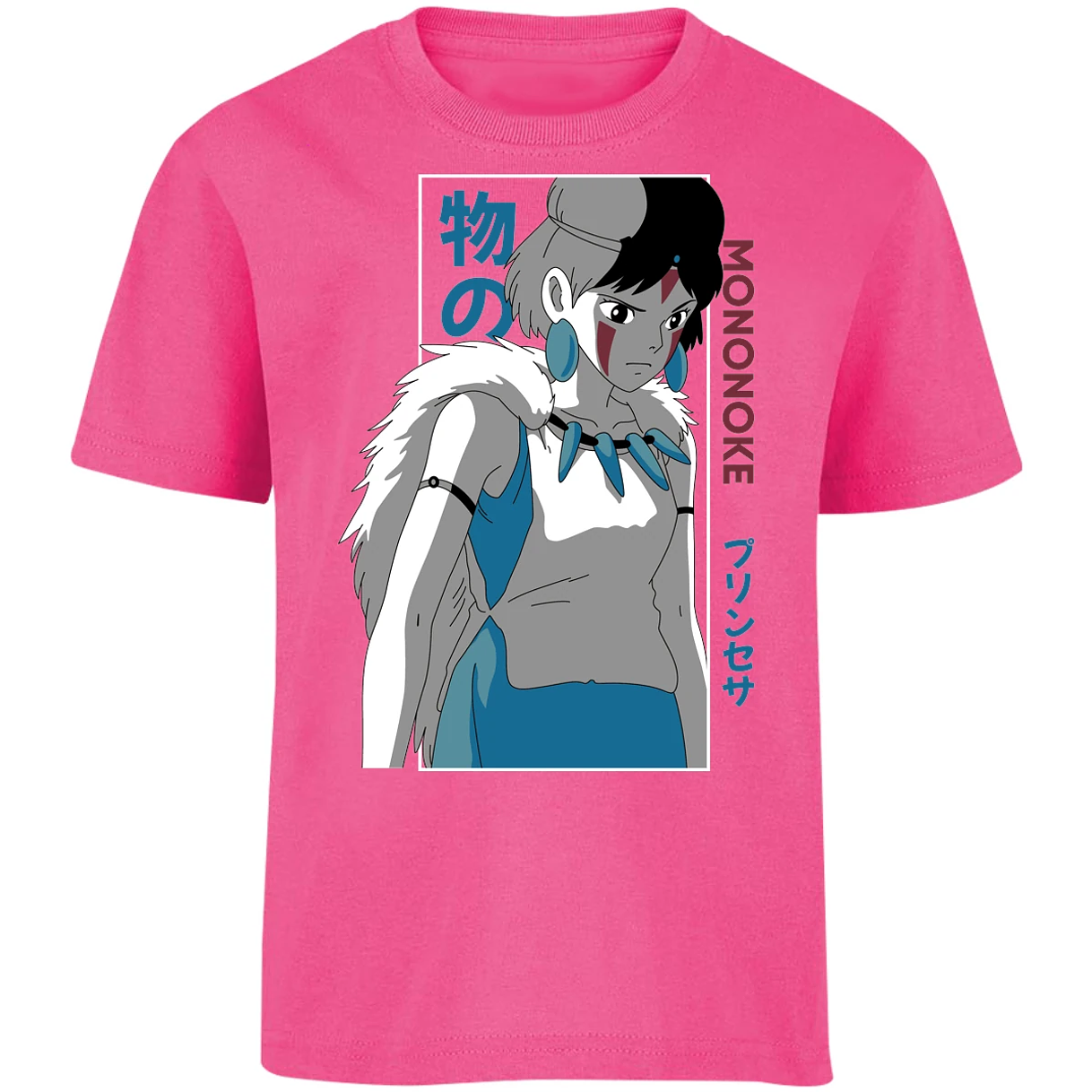 Playera Ghibli Mononoke Anime para Niño 14