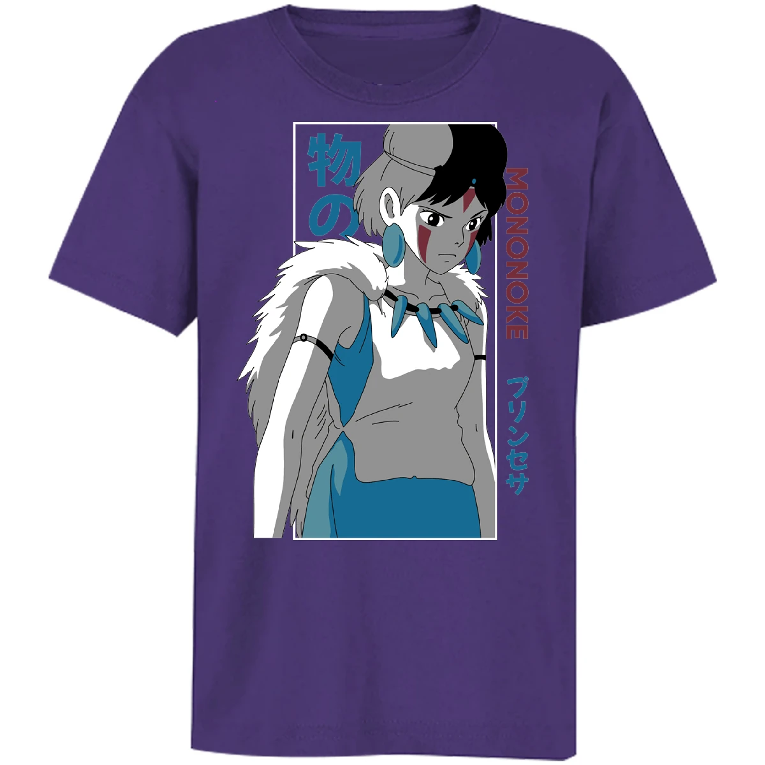 Playera Ghibli Mononoke Anime para Niño 16