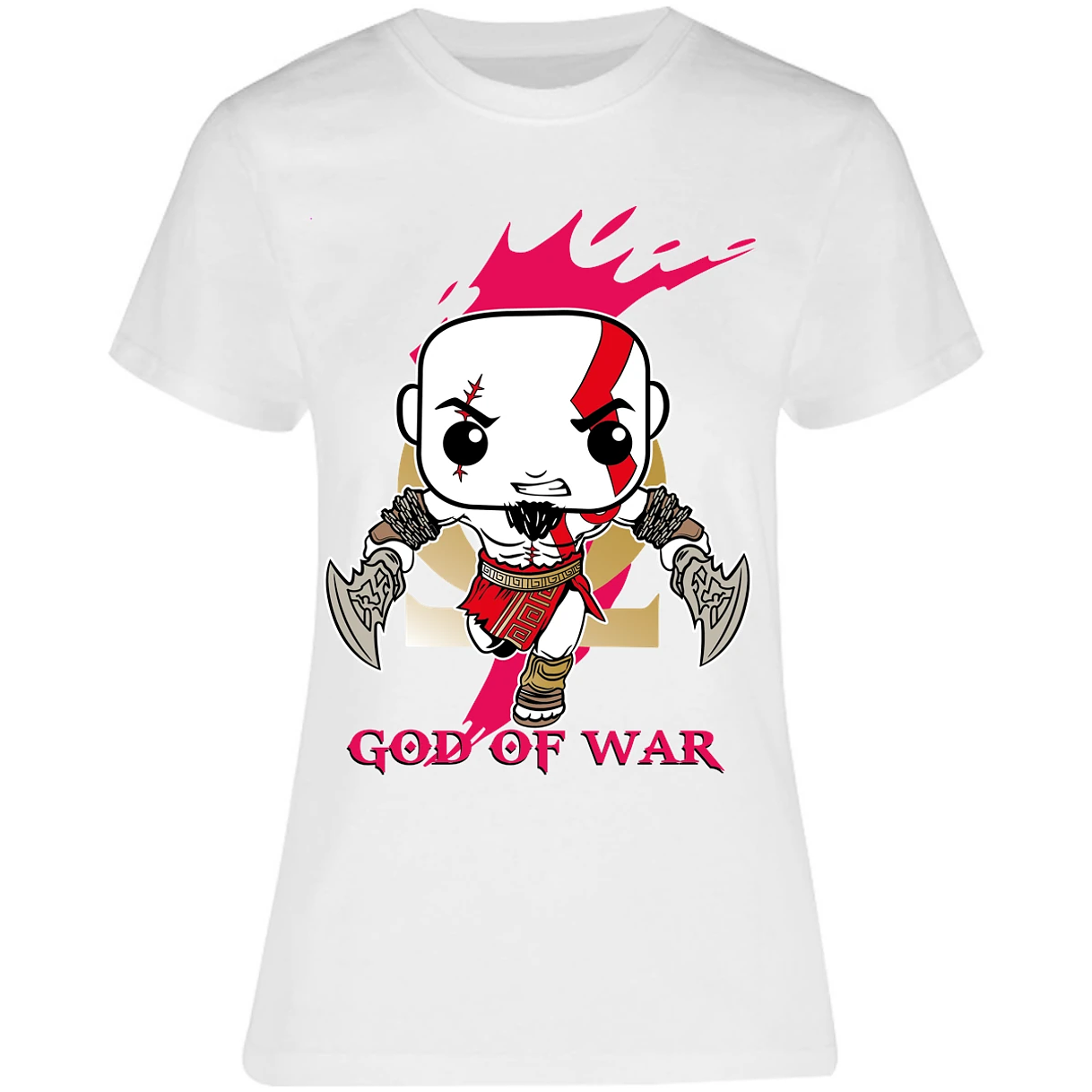 Blusa God Of War Kratos Funko Blusa para Mujer 15