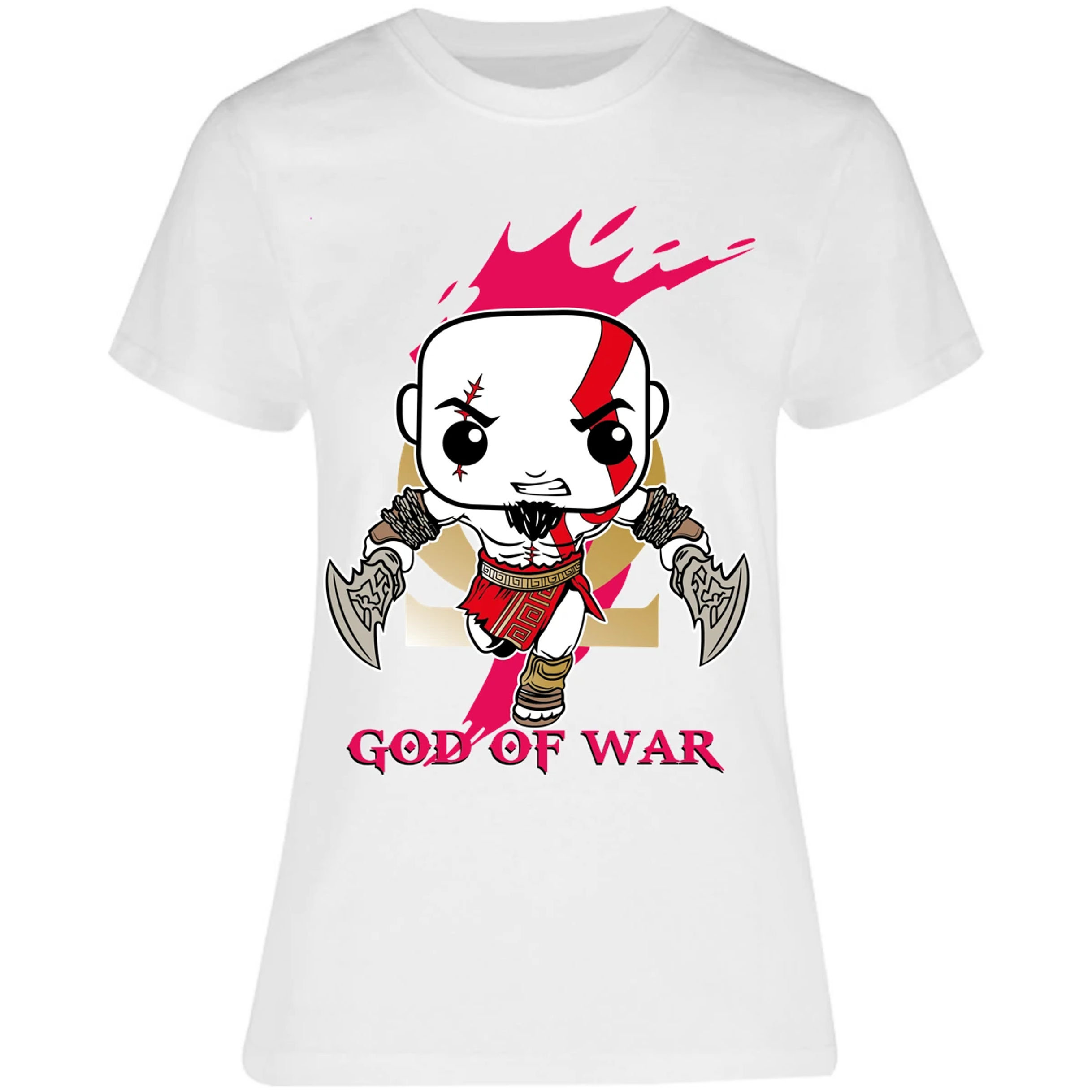 Blusa God Of War Kratos Funko Blusa para Mujer 15