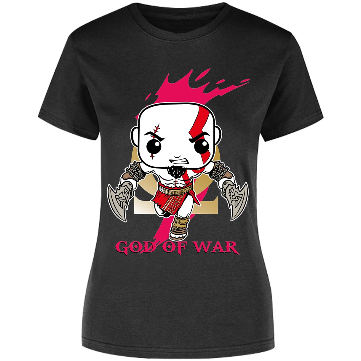 Blusa God Of War Kratos Funko Blusa para Mujer 13
