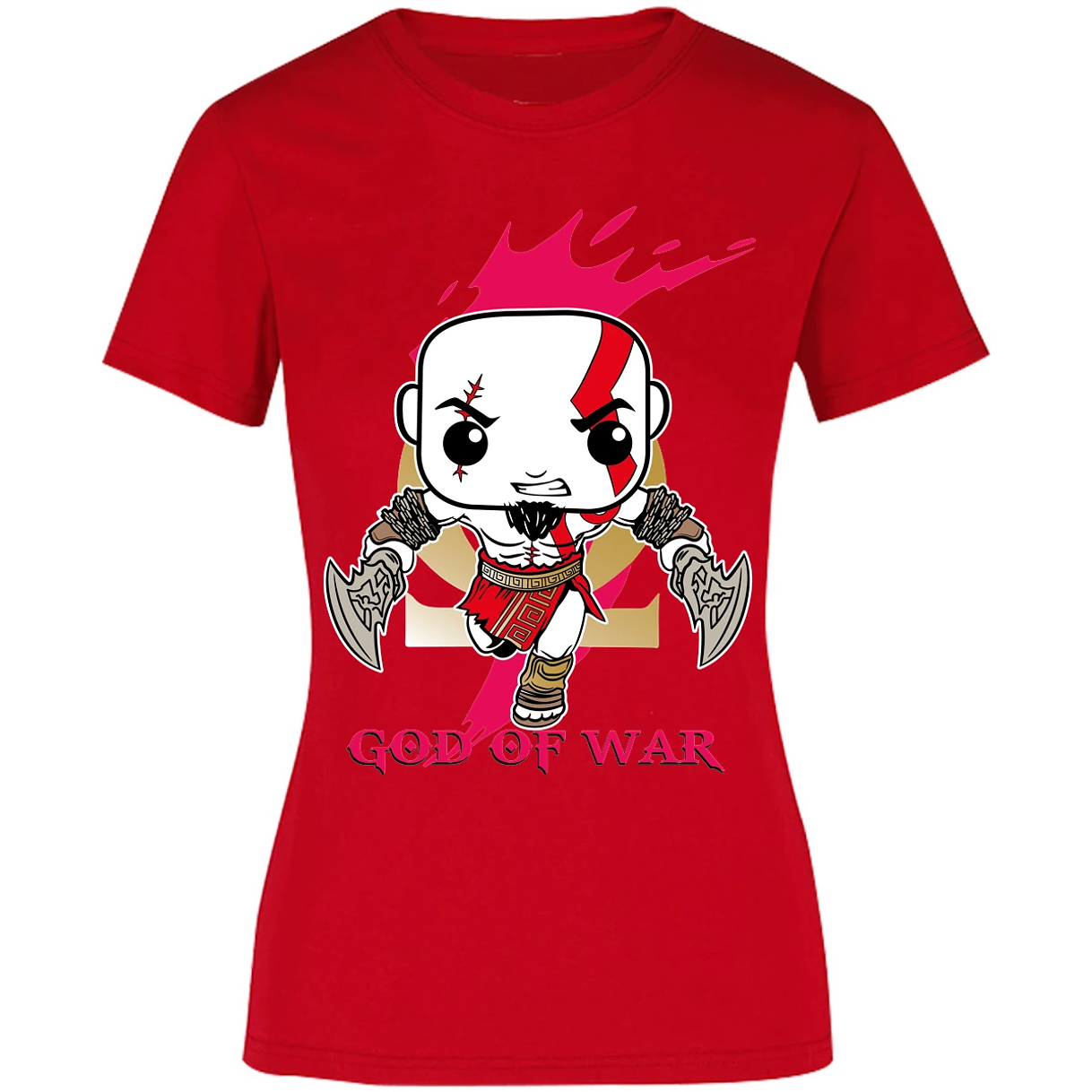 Blusa God Of War Kratos Funko Blusa para Mujer 4