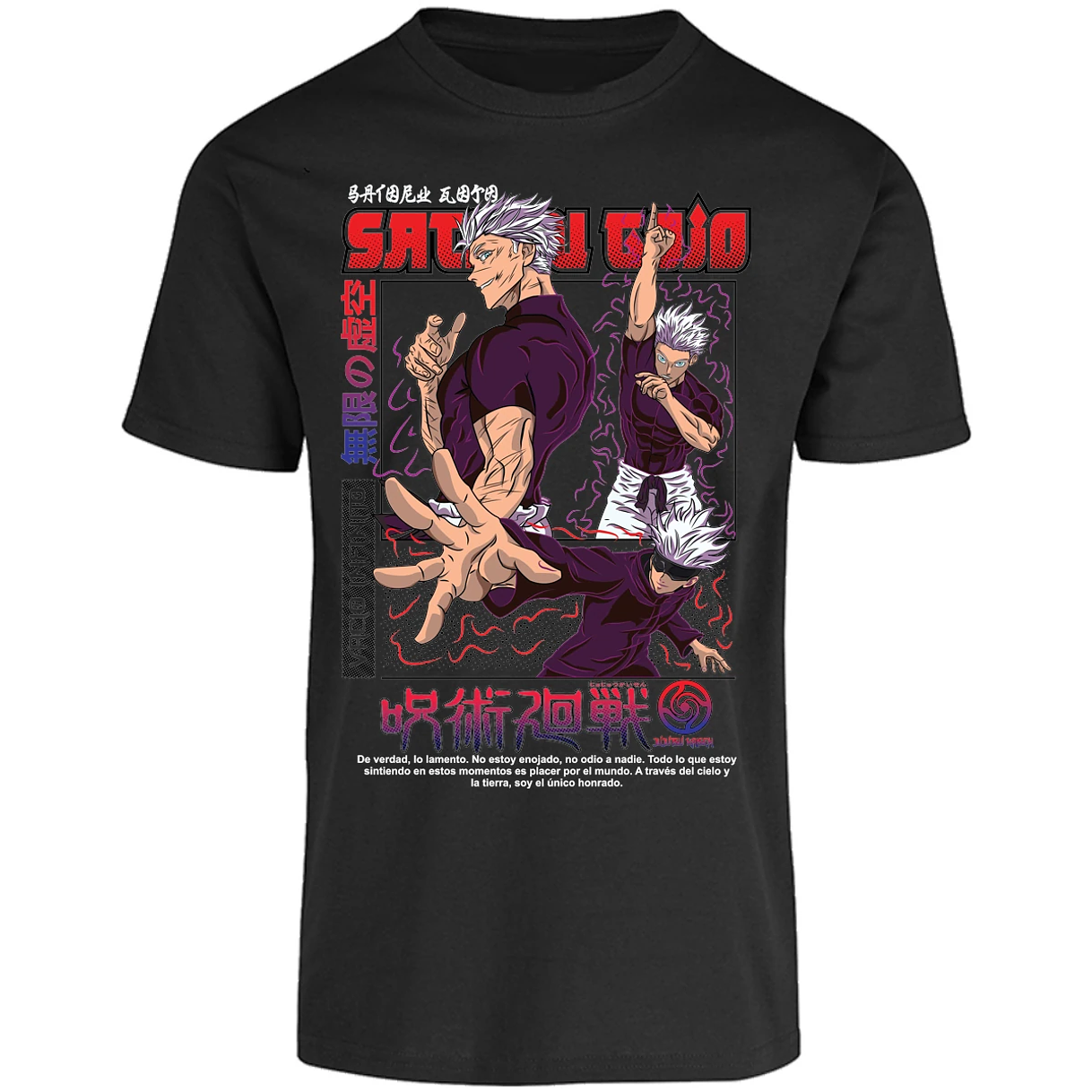 Playera Jujutsu Kaisen Gojo Anime para Adulto 25