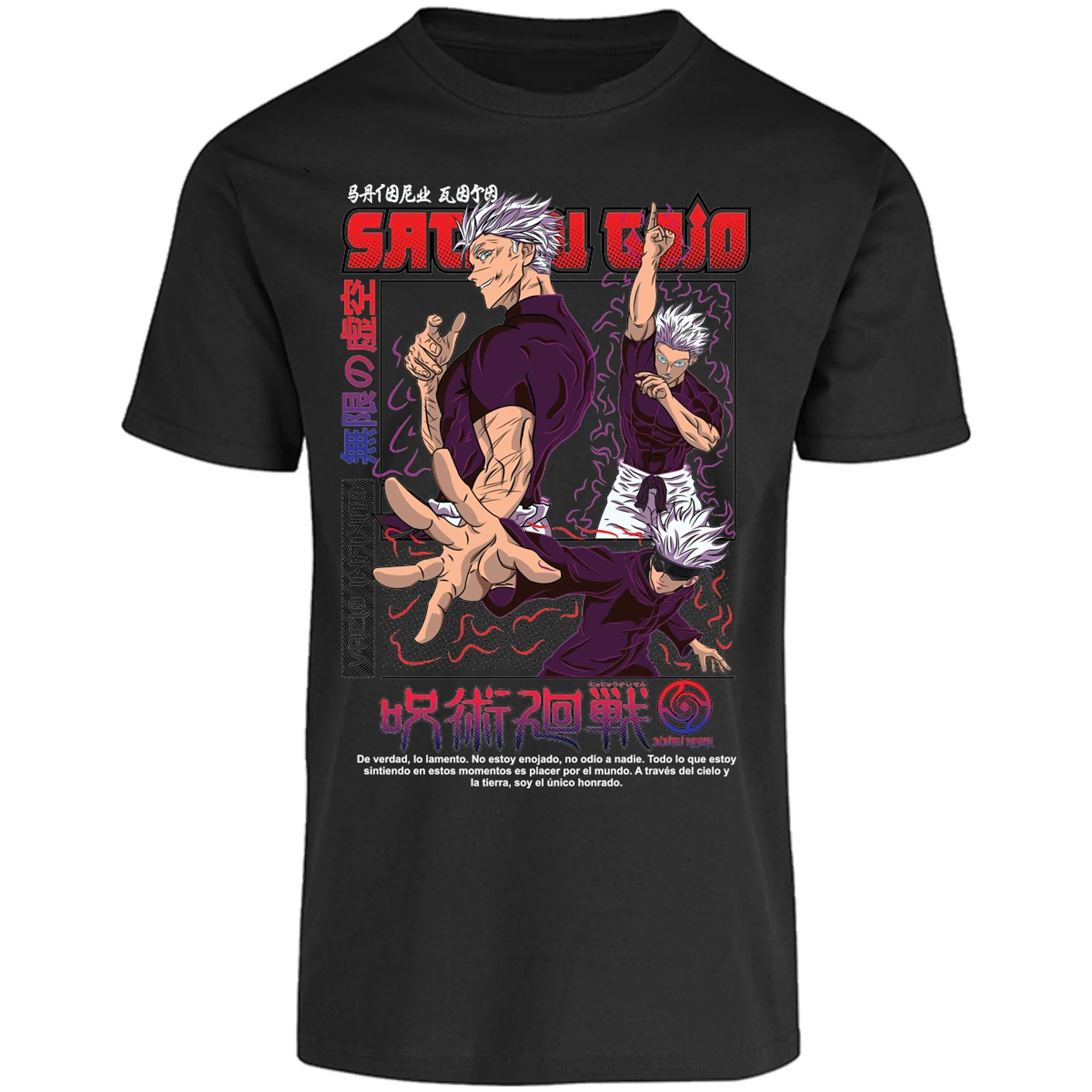Playera Jujutsu Kaisen Gojo Anime para Adulto 25