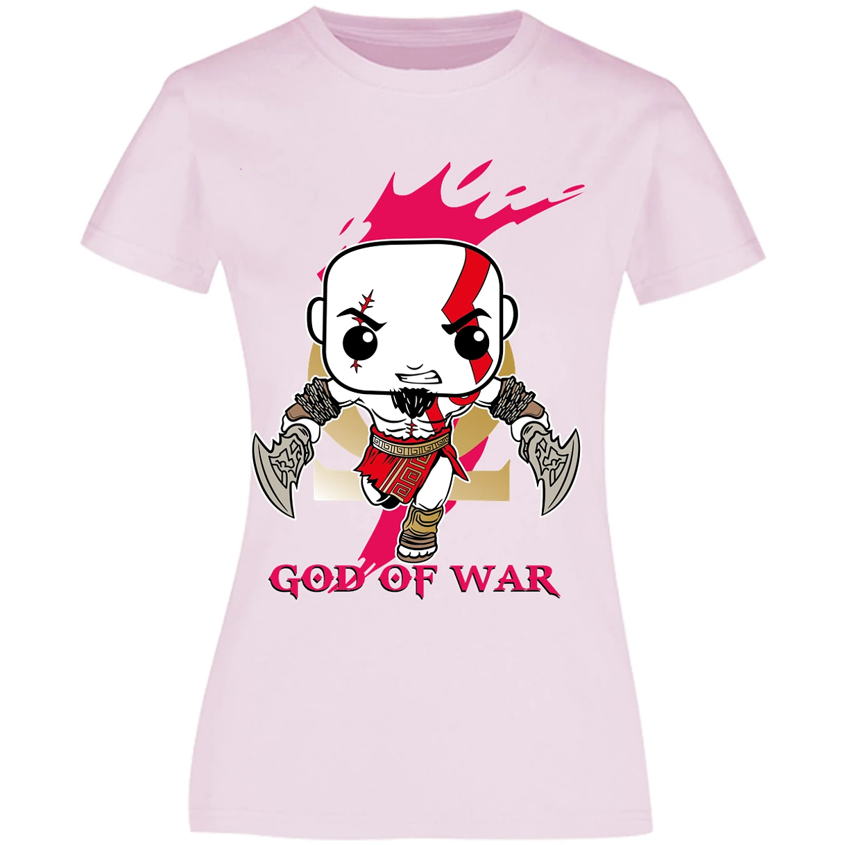 Blusa God Of War Kratos Funko Blusa para Mujer 6