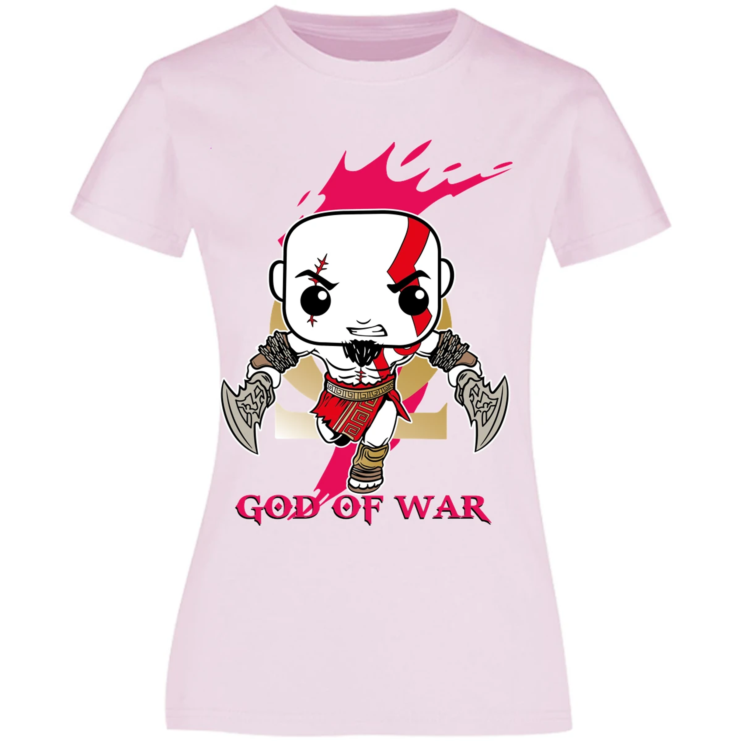 Blusa God Of War Kratos Funko Blusa para Mujer 6