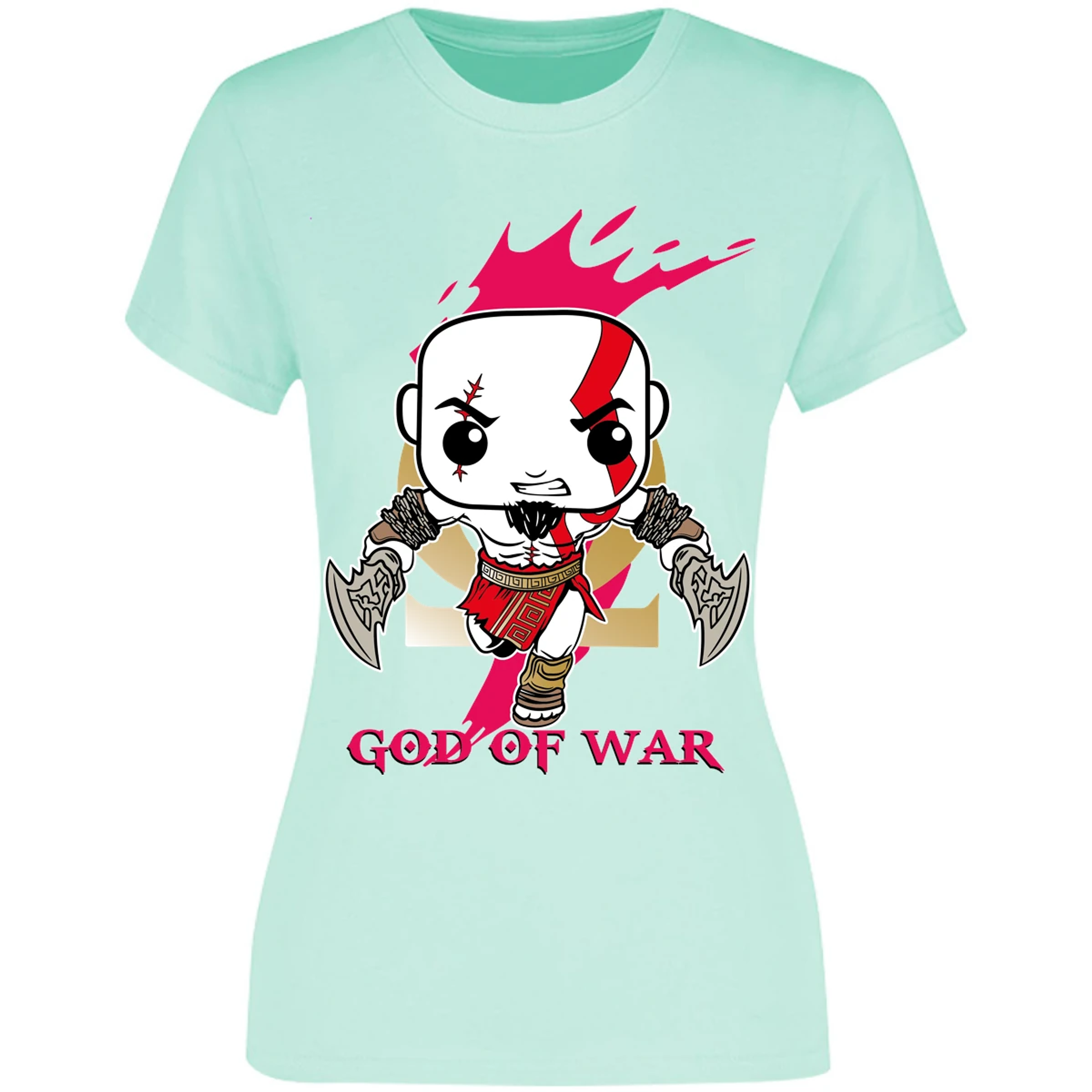 Blusa God Of War Kratos Funko Blusa para Mujer 8