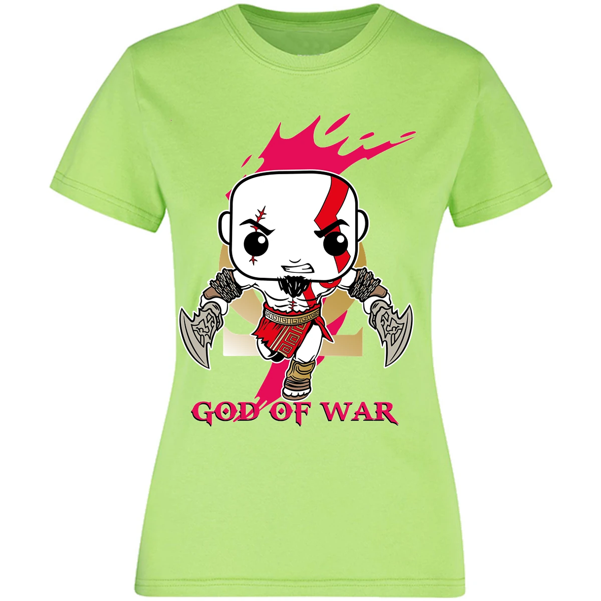 Blusa God Of War Kratos Funko Blusa para Mujer 11