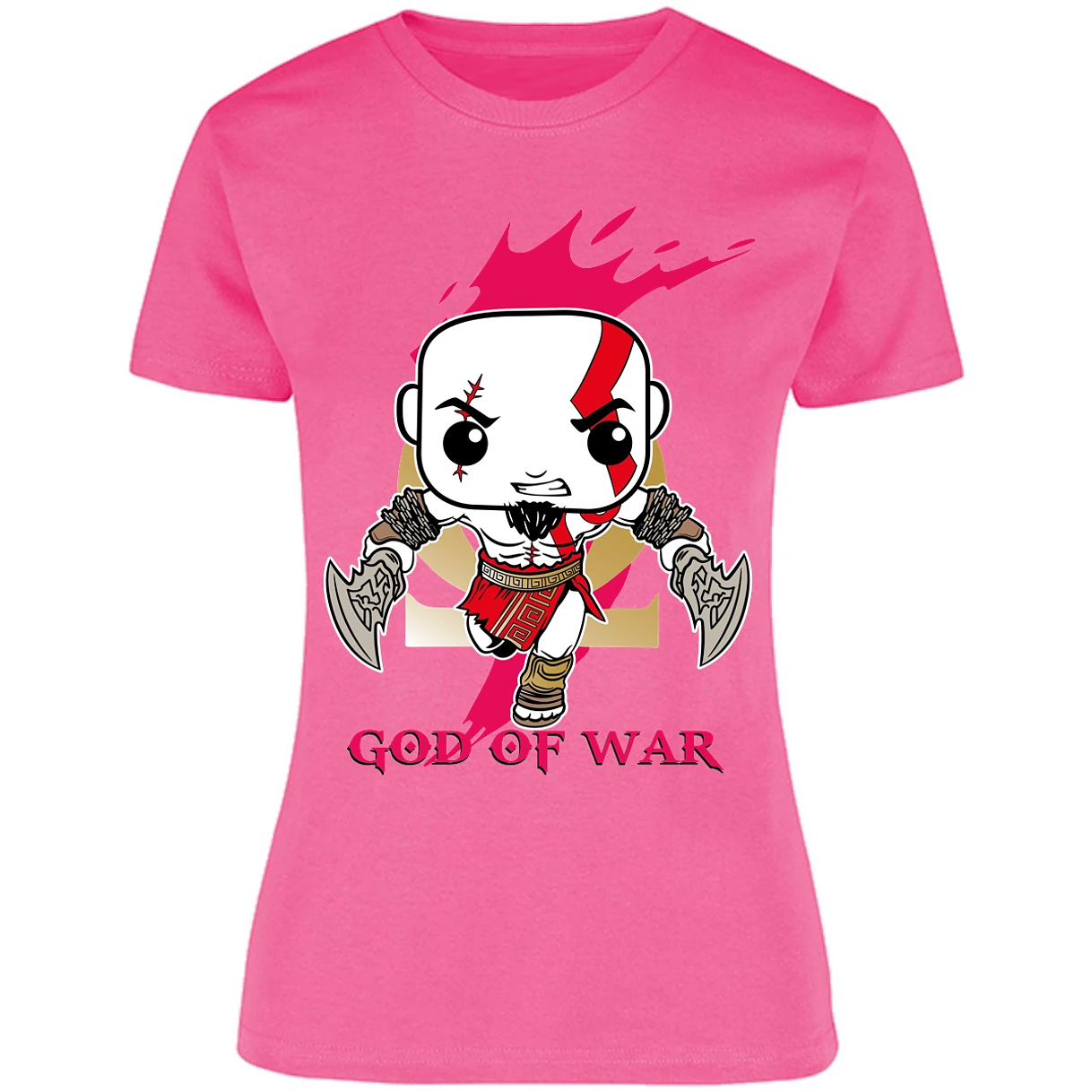 Blusa God Of War Kratos Funko Blusa para Mujer 16