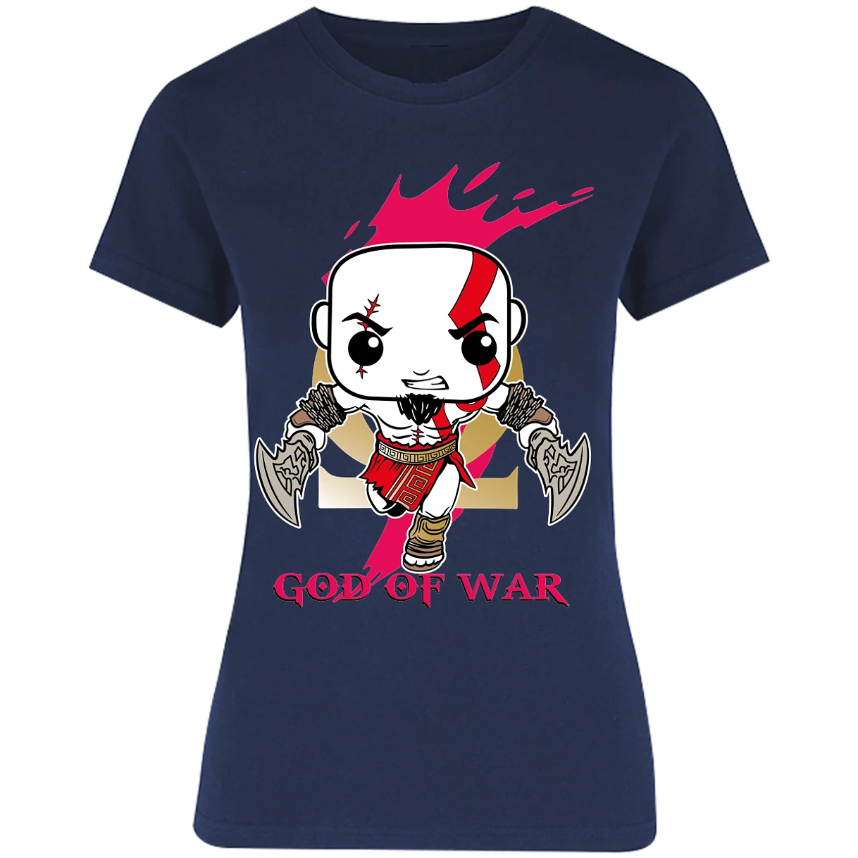 Blusa God Of War Kratos Funko Blusa para Mujer 17