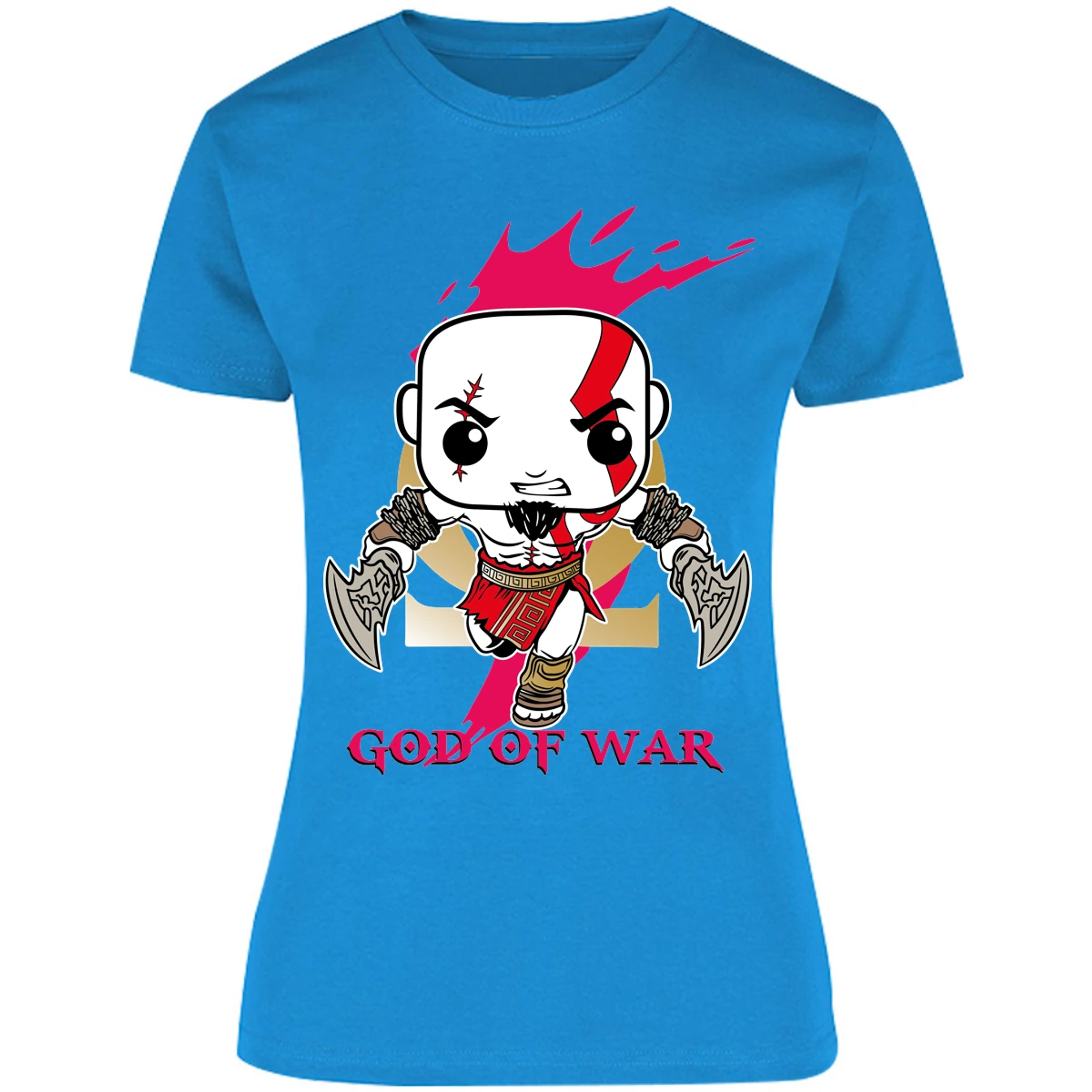 Blusa God Of War Kratos Funko Blusa para Mujer 18