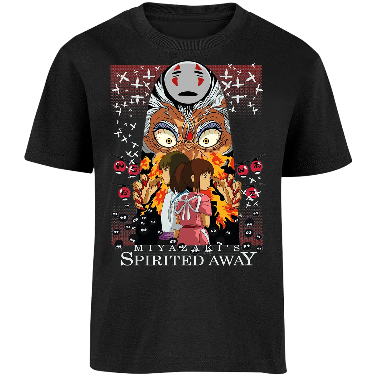 Playera Ghibli Spirited Away Anime para Niño 4