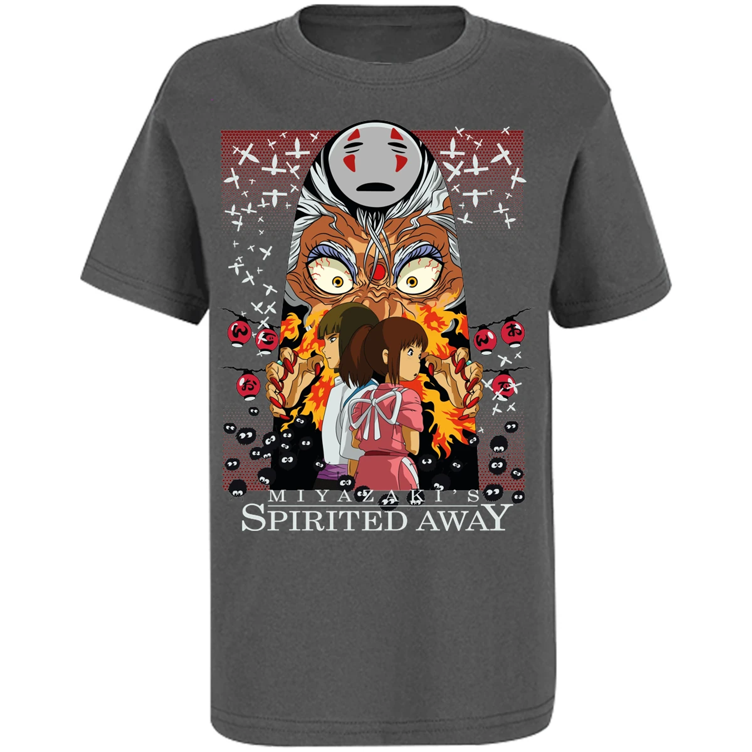 Playera Ghibli Spirited Away Anime para Niño 15