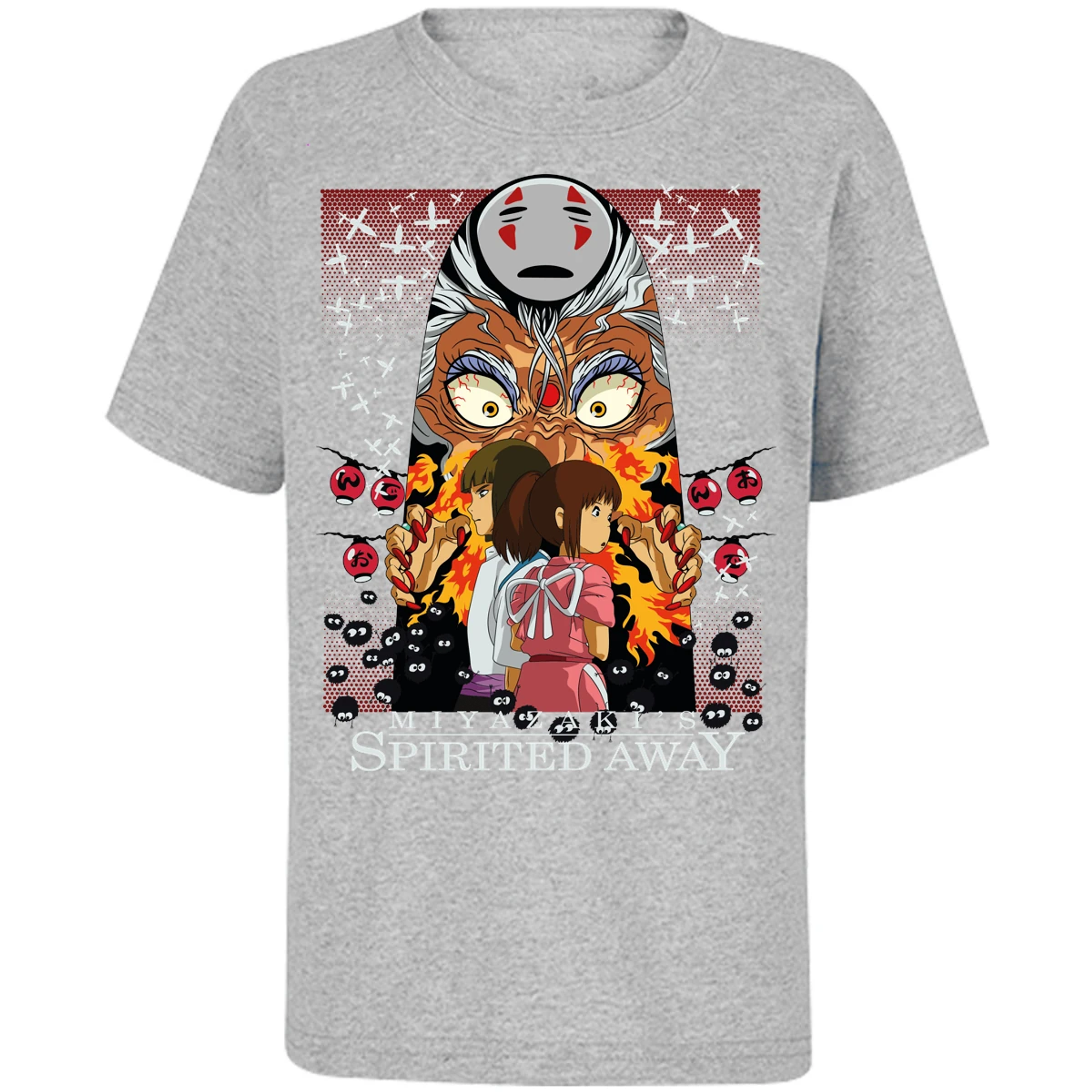 Playera Ghibli Spirited Away Anime para Niño 11