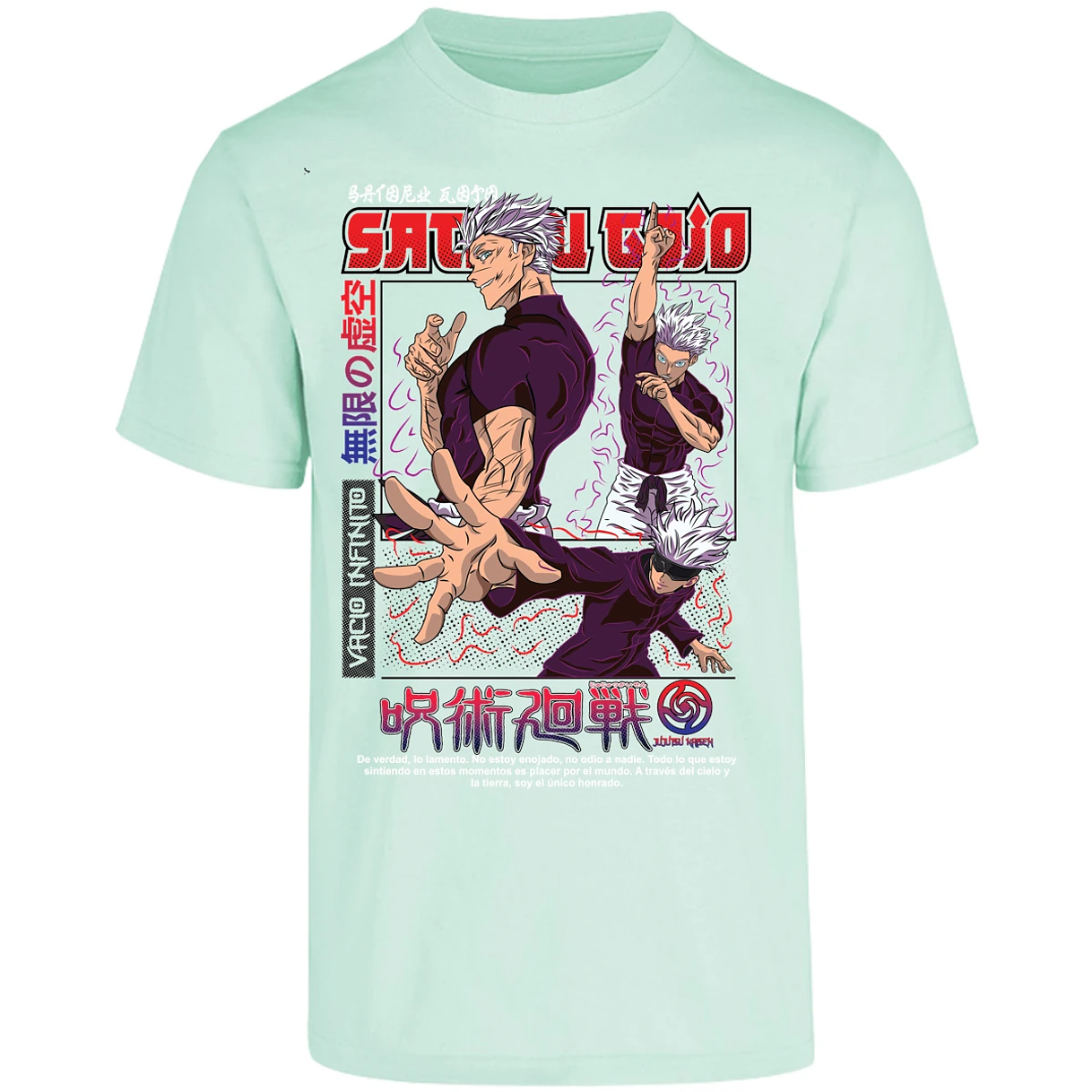 Playera Jujutsu Kaisen Gojo Anime para Adulto 22