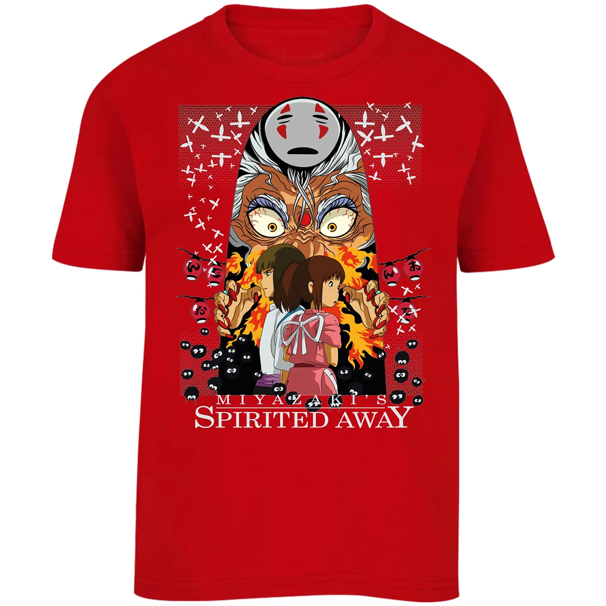 Playera Ghibli Spirited Away Anime para Niño 9