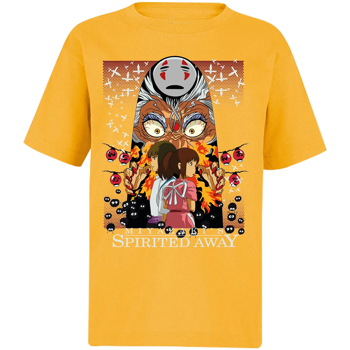 Playera Ghibli Spirited Away Anime para Niño 7