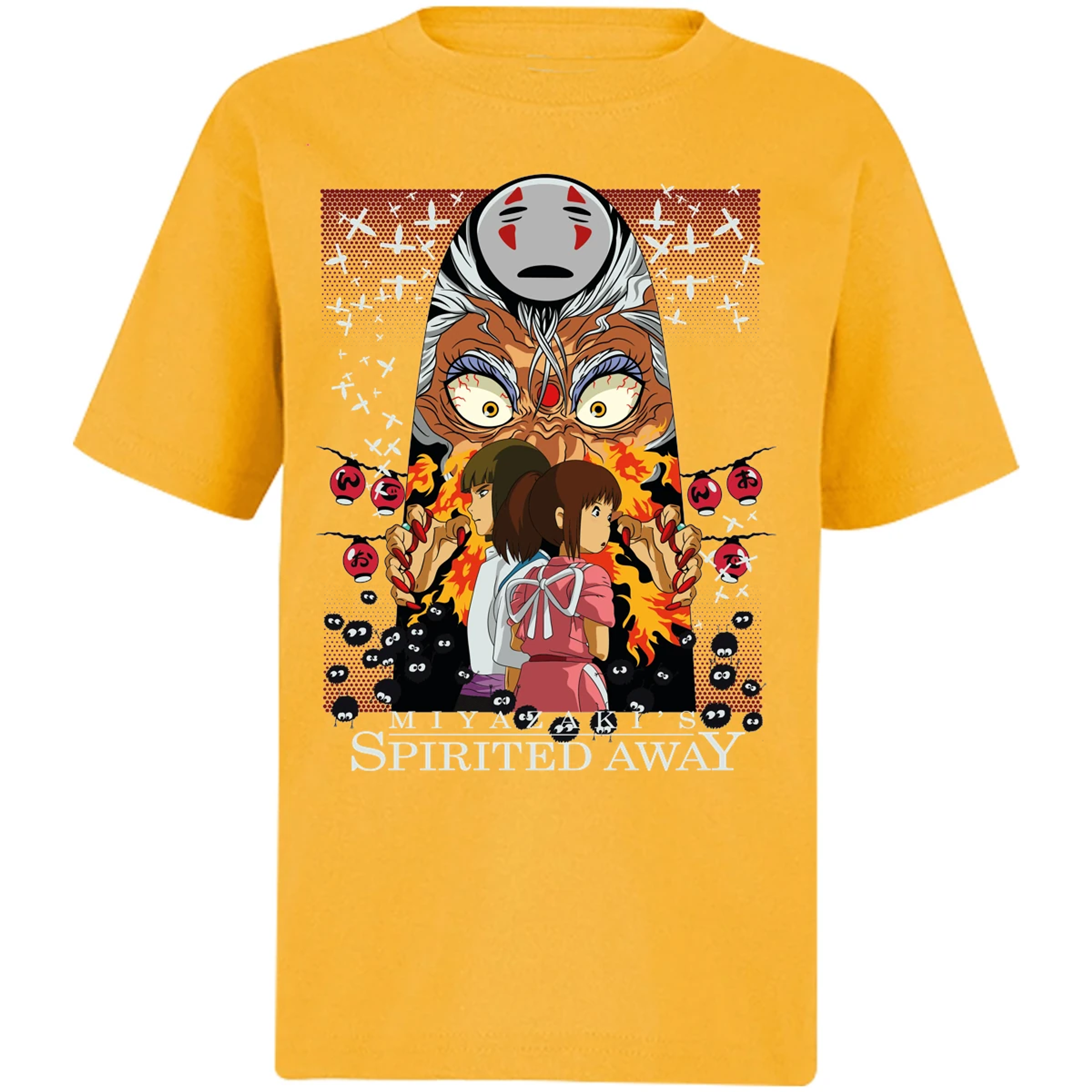 Playera Ghibli Spirited Away Anime para Niño 7