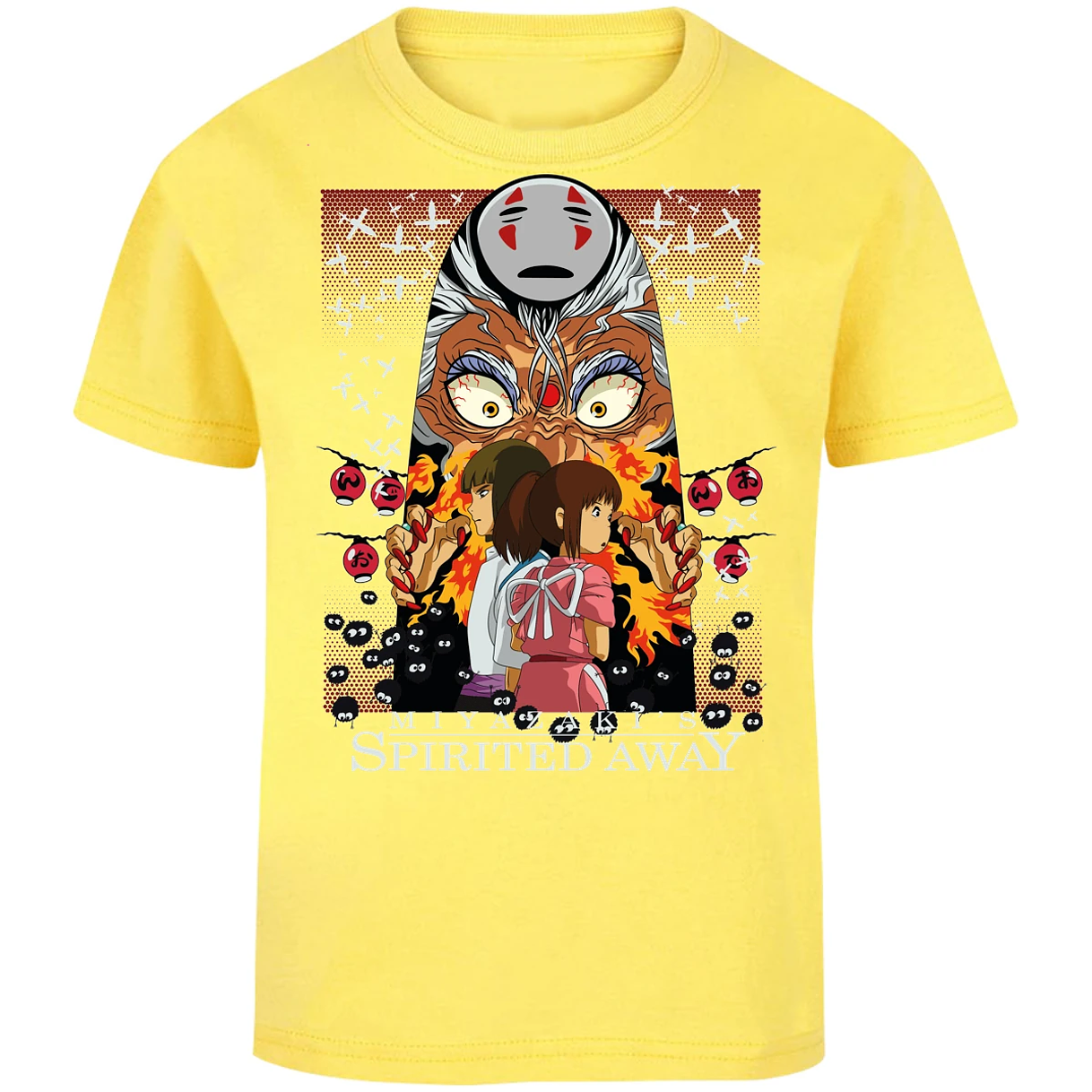 Playera Ghibli Spirited Away Anime para Niño 3