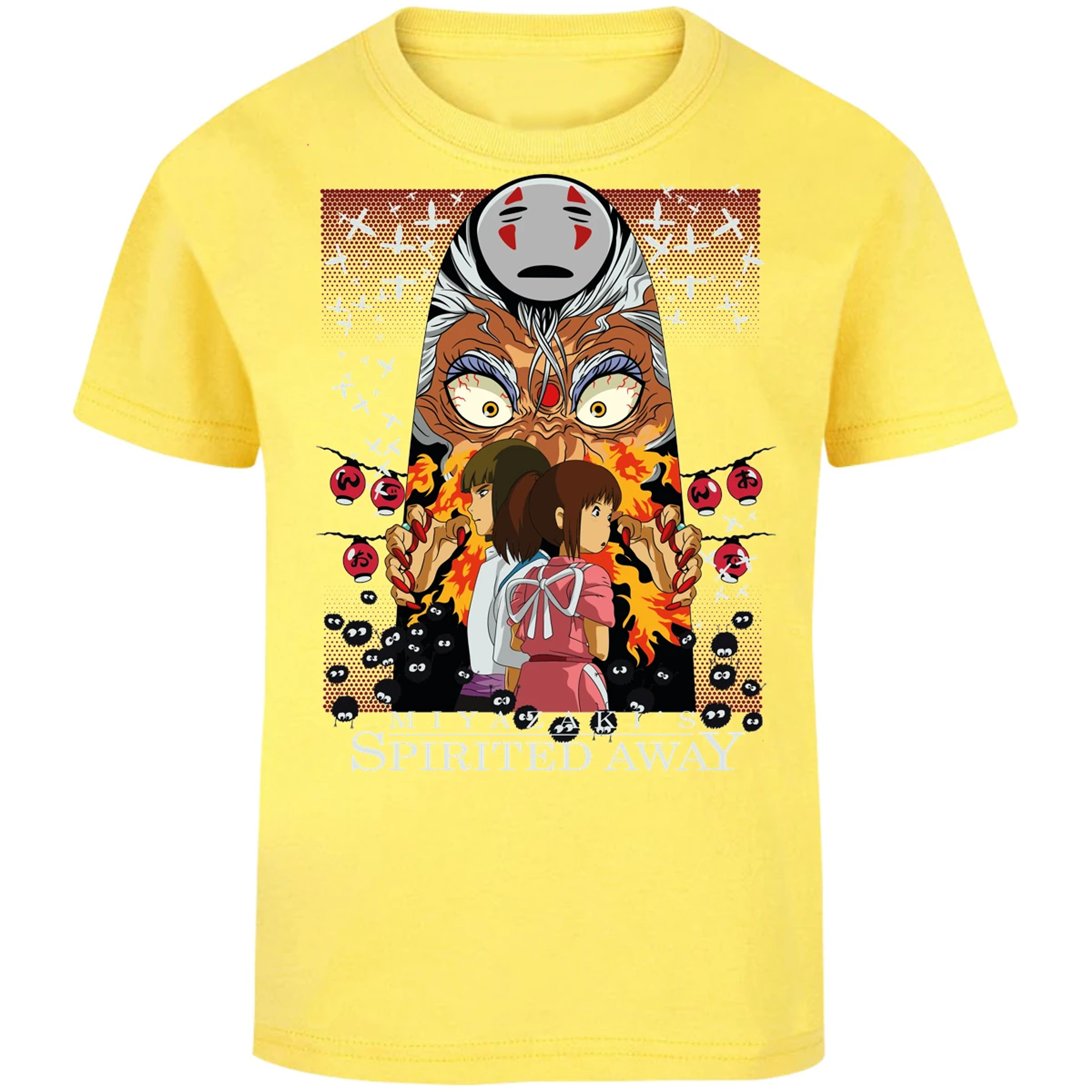 Playera Ghibli Spirited Away Anime para Niño 3