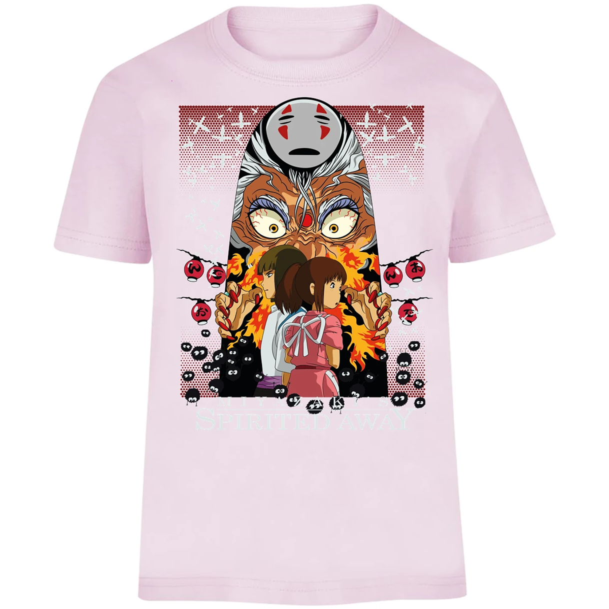 Playera Ghibli Spirited Away Anime para Niño 14