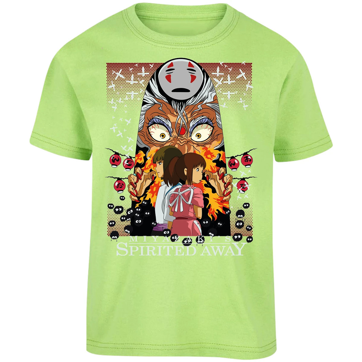 Playera Ghibli Spirited Away Anime para Niño 17
