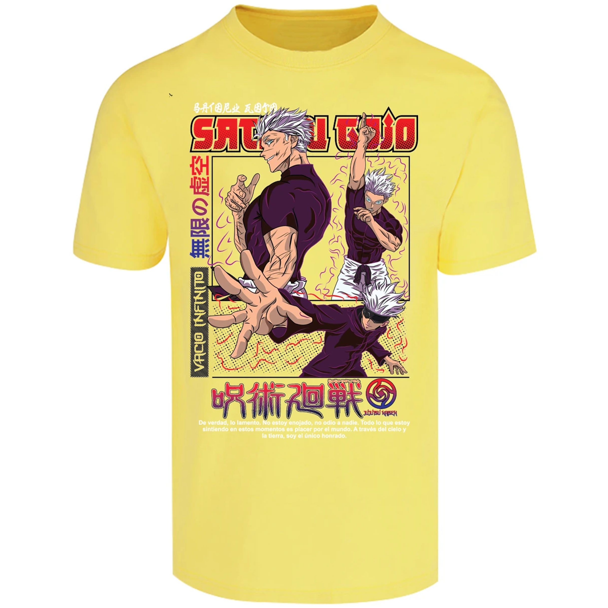 Playera Jujutsu Kaisen Gojo Anime para Adulto 5