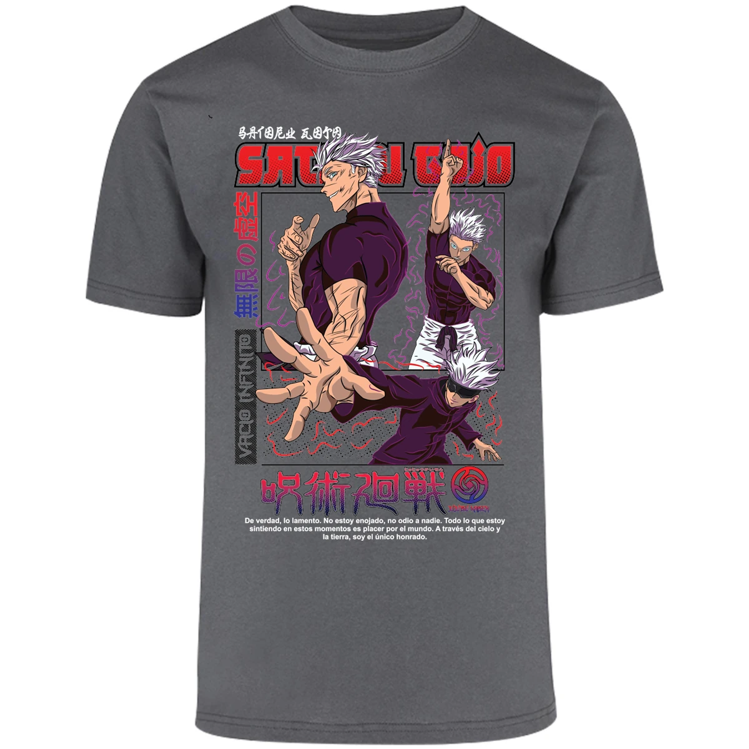 Playera Jujutsu Kaisen Gojo Anime para Adulto 24