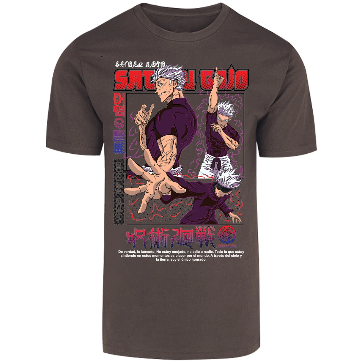 Playera Jujutsu Kaisen Gojo Anime para Adulto 12