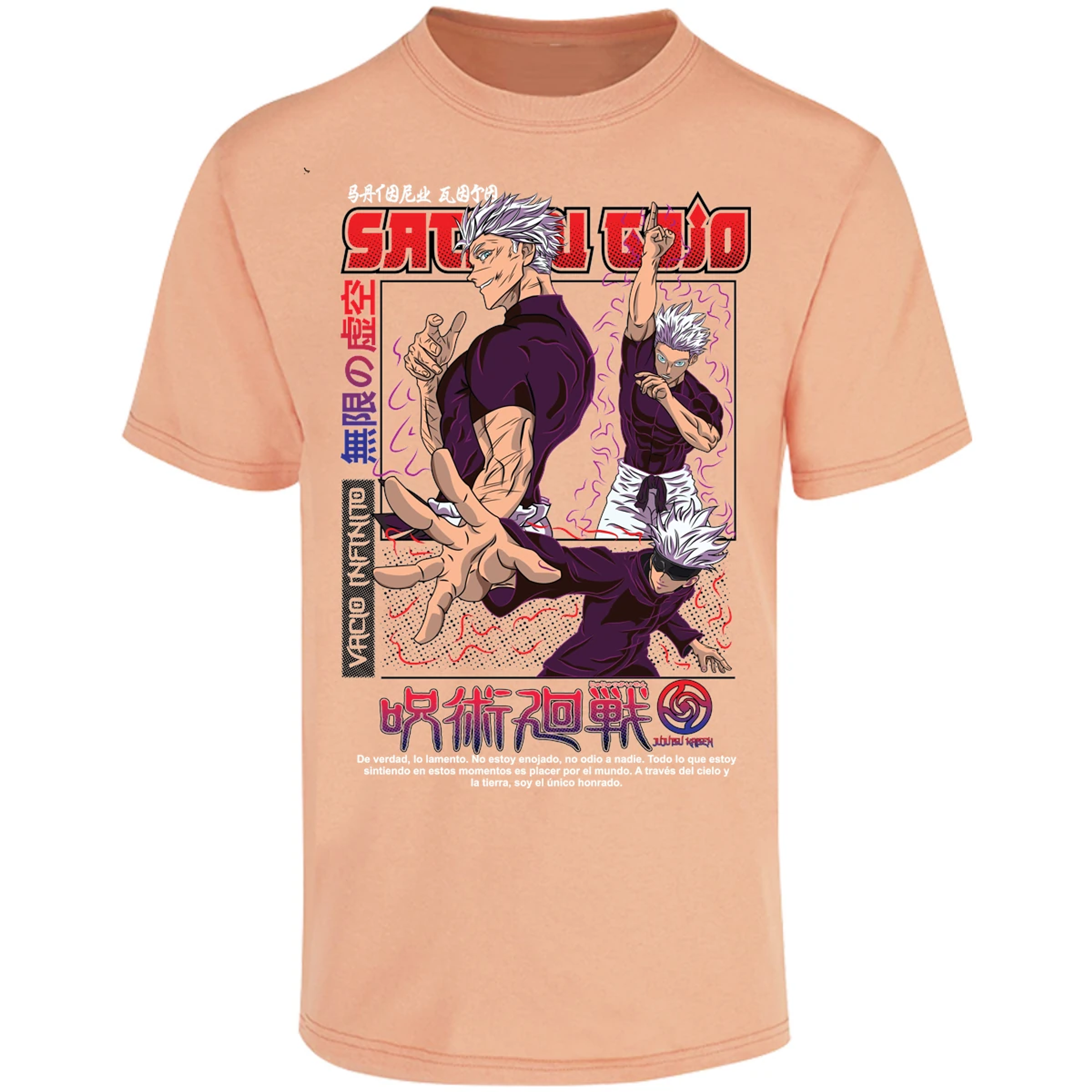 Playera Jujutsu Kaisen Gojo Anime para Adulto 11