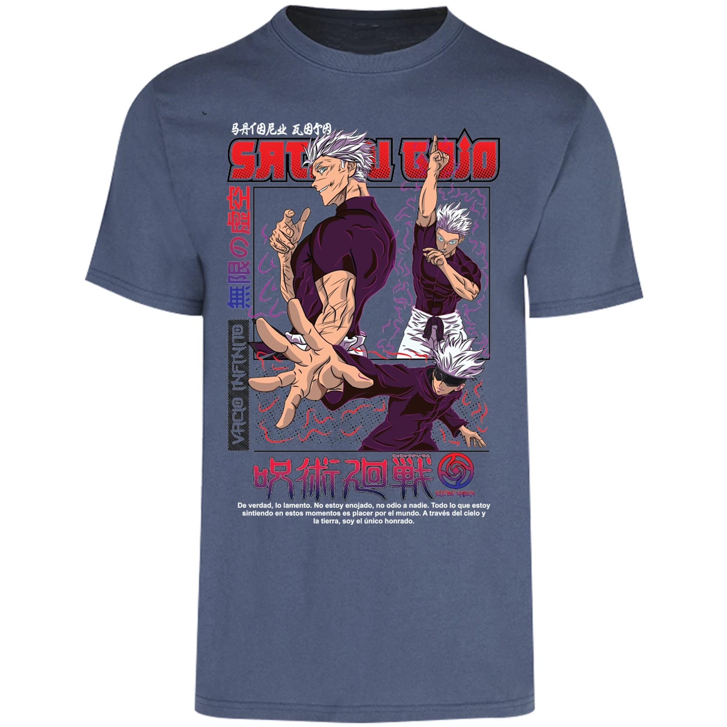 Playera Jujutsu Kaisen Gojo Anime para Adulto 1