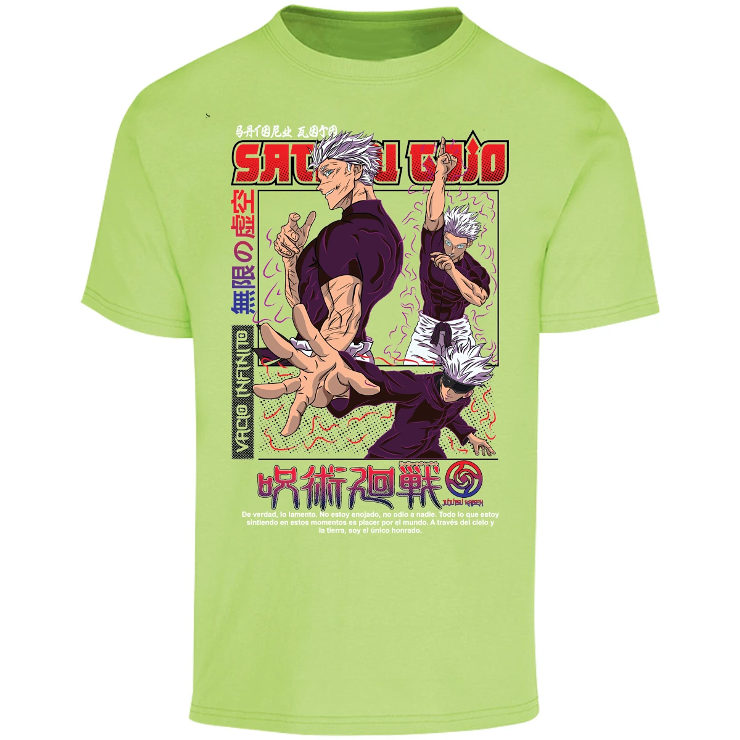 Playera Jujutsu Kaisen Gojo Anime para Adulto 2