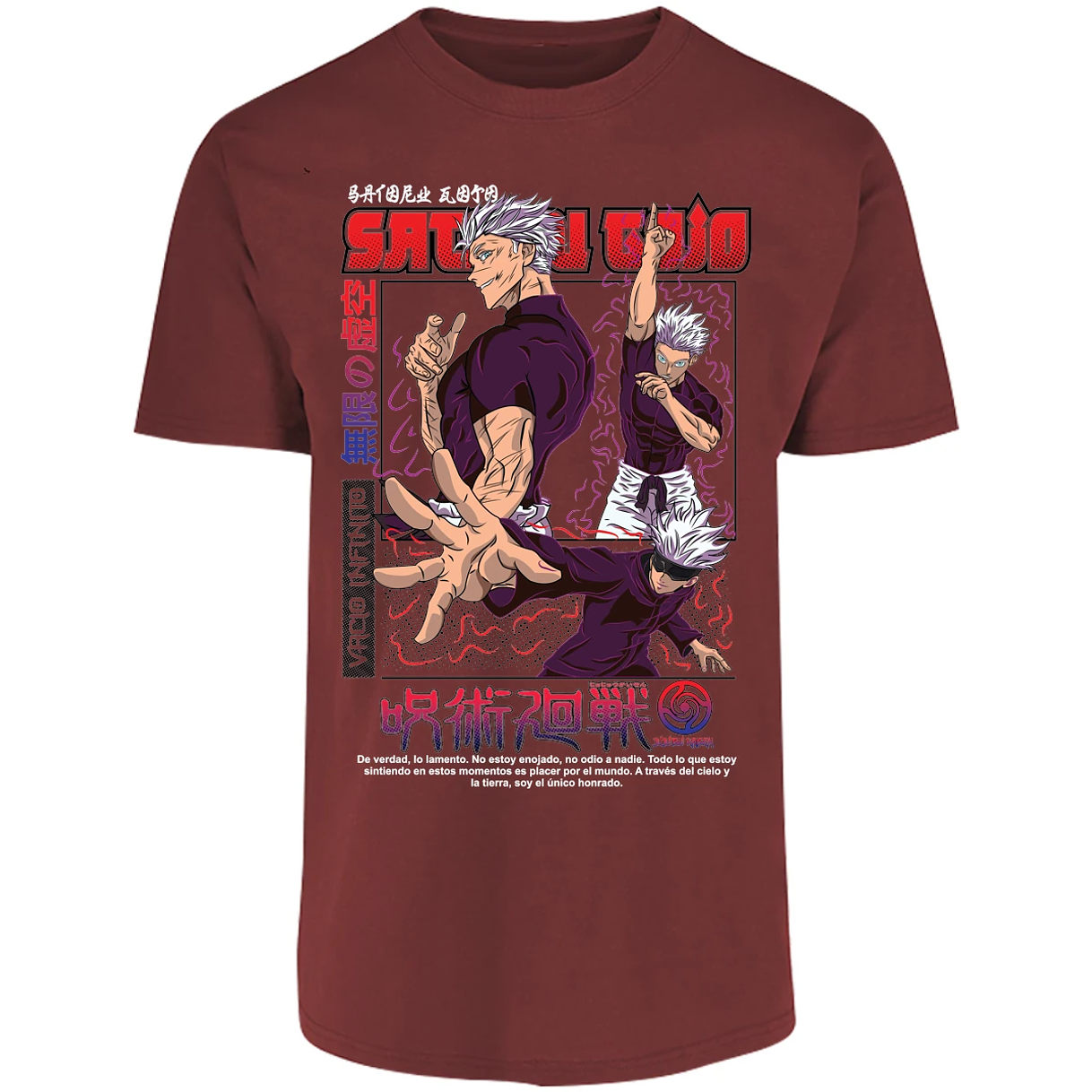 Playera Jujutsu Kaisen Gojo Anime para Adulto 3