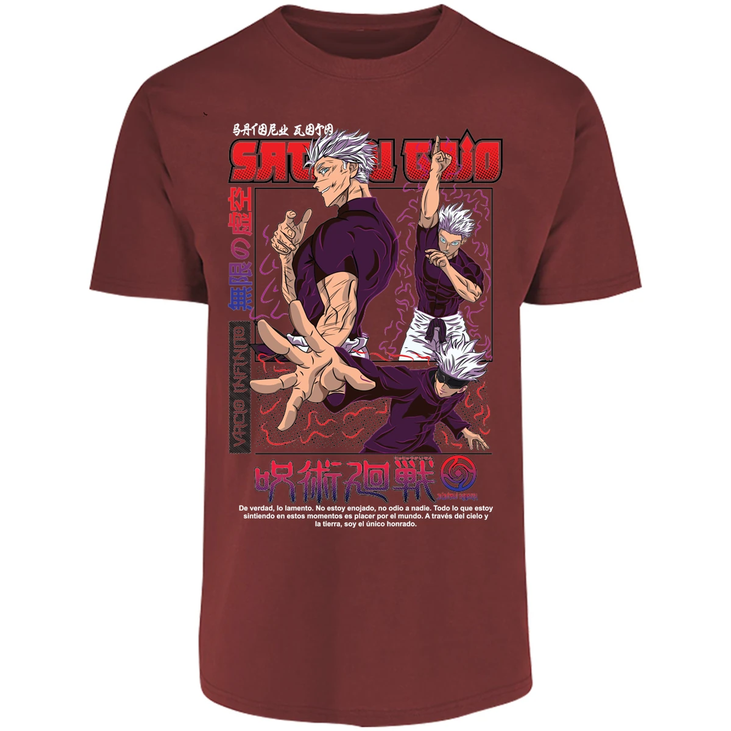 Playera Jujutsu Kaisen Gojo Anime para Adulto 3