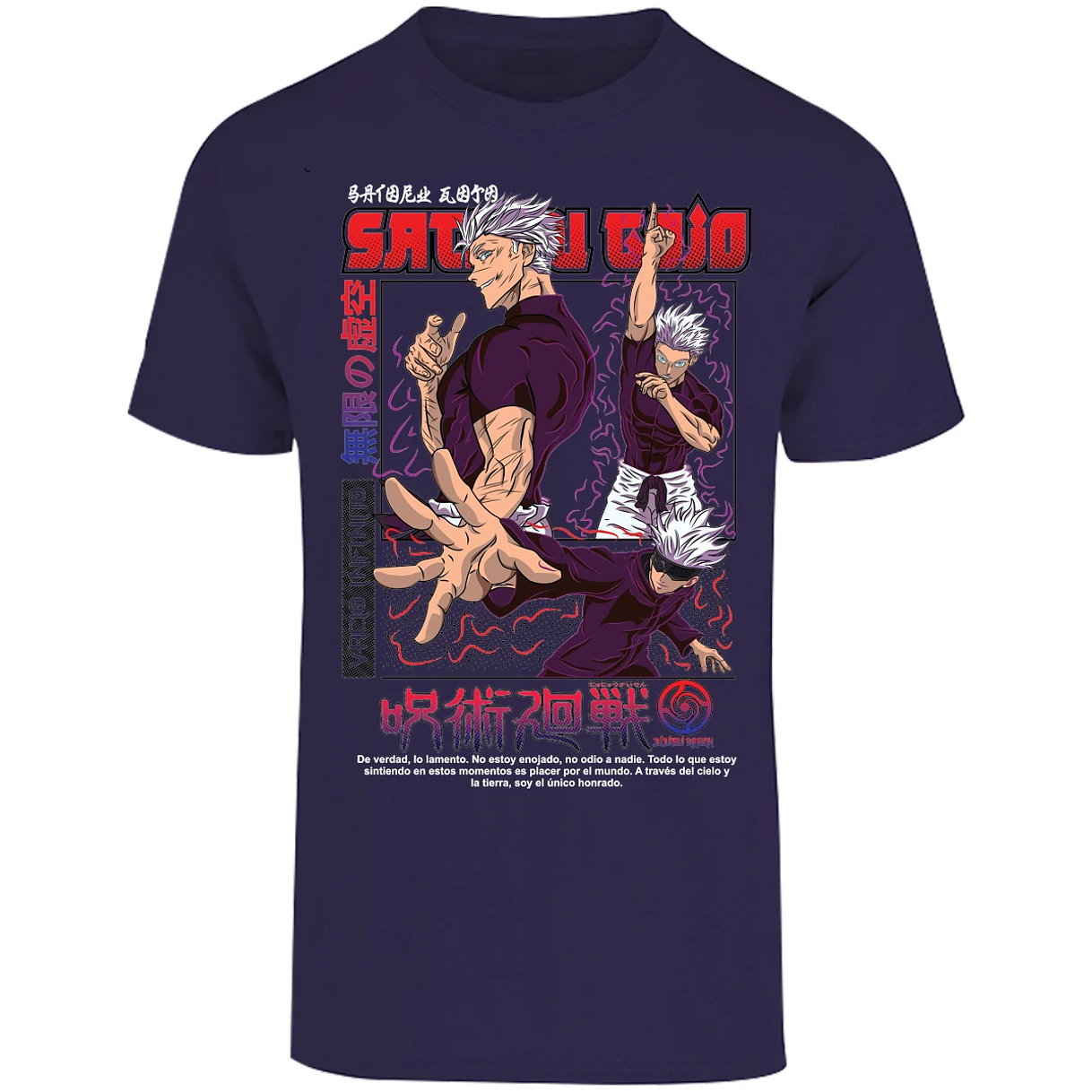Playera Jujutsu Kaisen Gojo Anime para Adulto 6