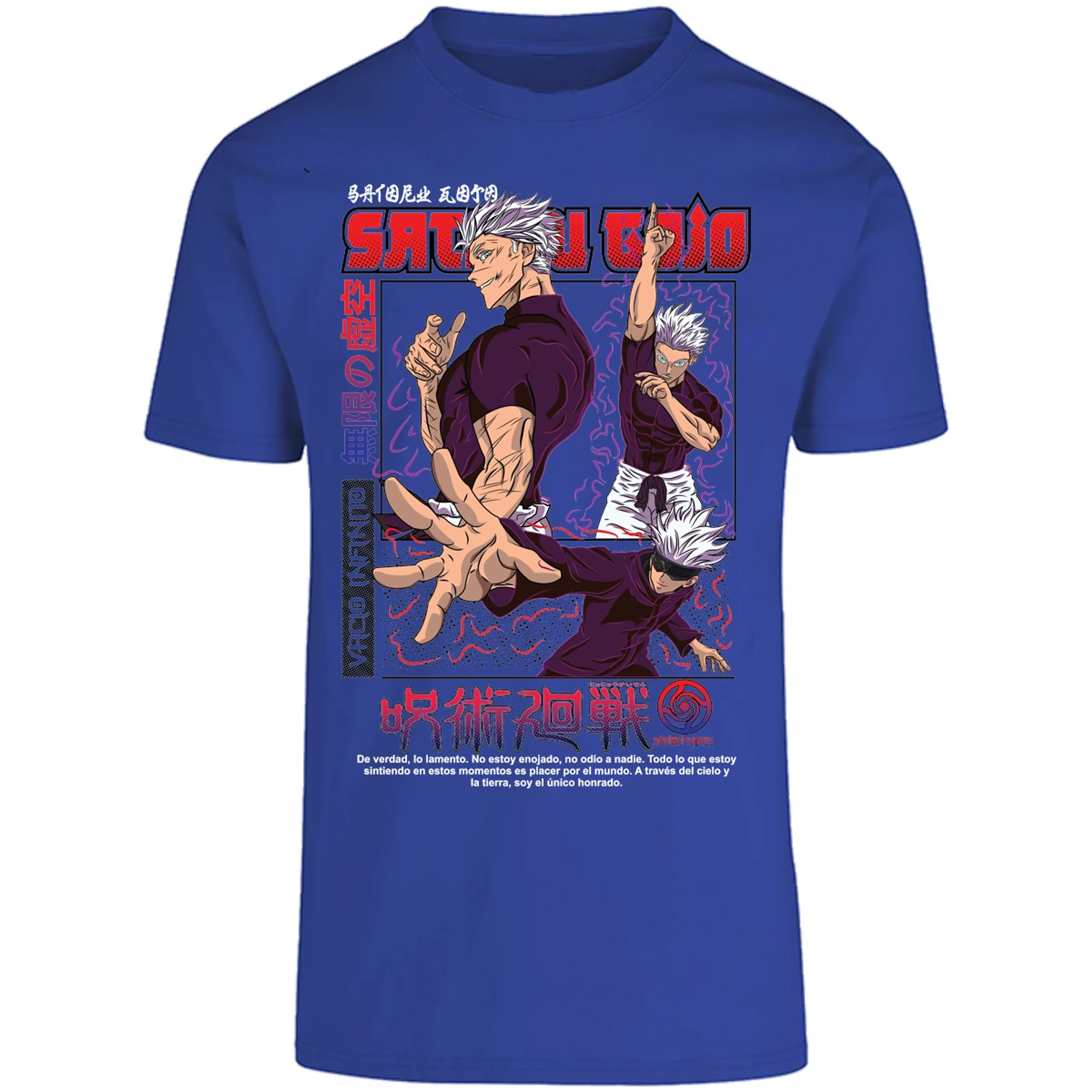Playera Jujutsu Kaisen Gojo Anime para Adulto 7