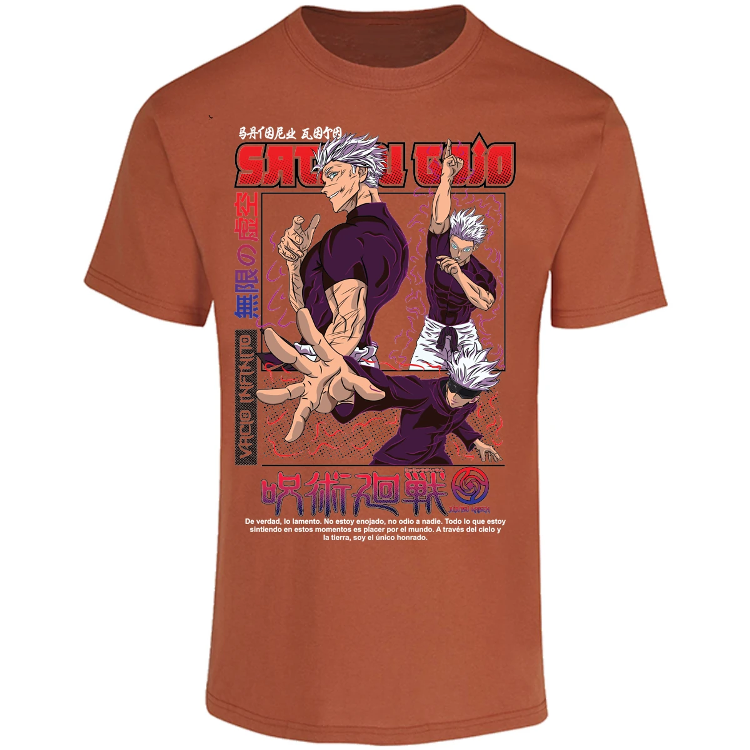 Playera Jujutsu Kaisen Gojo Anime para Adulto 8
