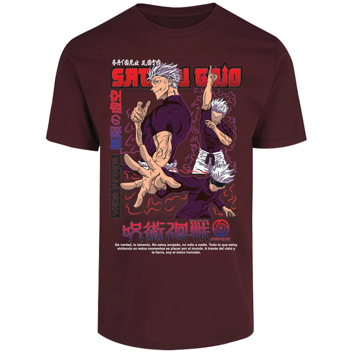 Playera Jujutsu Kaisen Gojo Anime para Adulto 9
