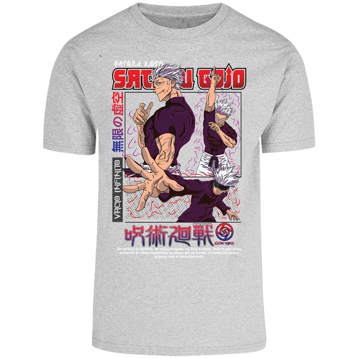Playera Jujutsu Kaisen Gojo Anime para Adulto 13