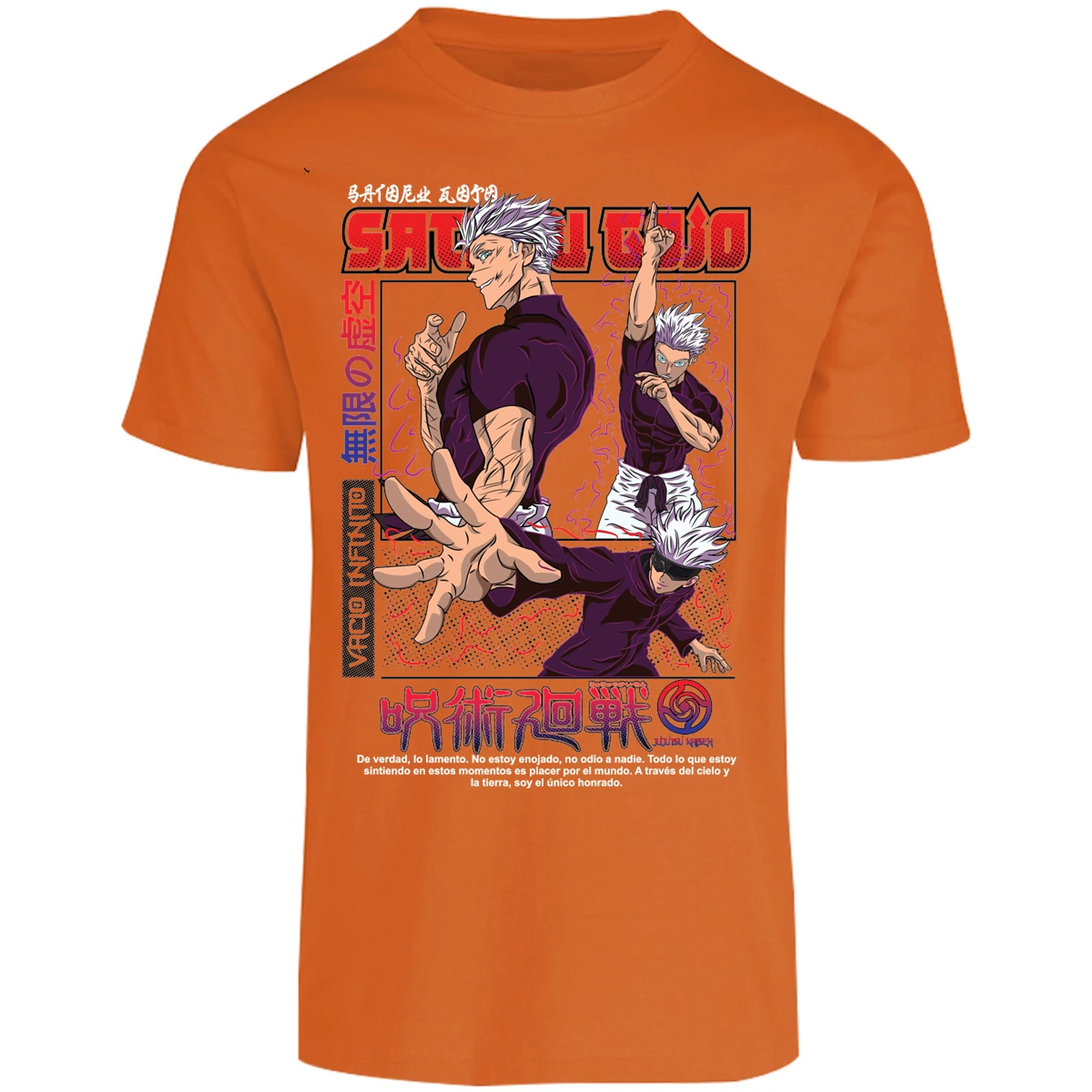 Playera Jujutsu Kaisen Gojo Anime para Adulto 15