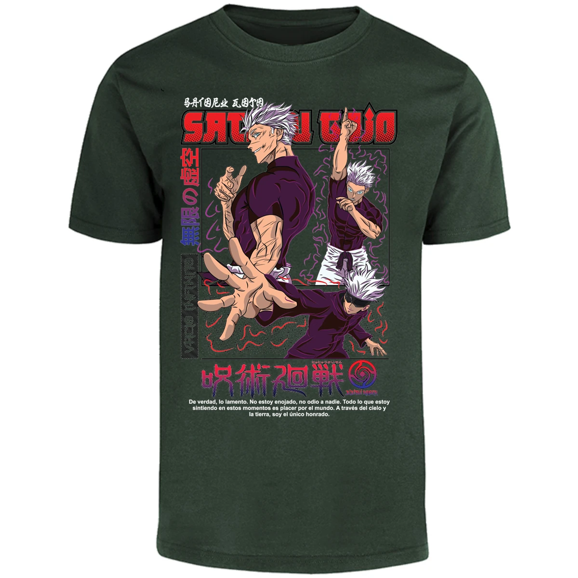 Playera Jujutsu Kaisen Gojo Anime para Adulto 17