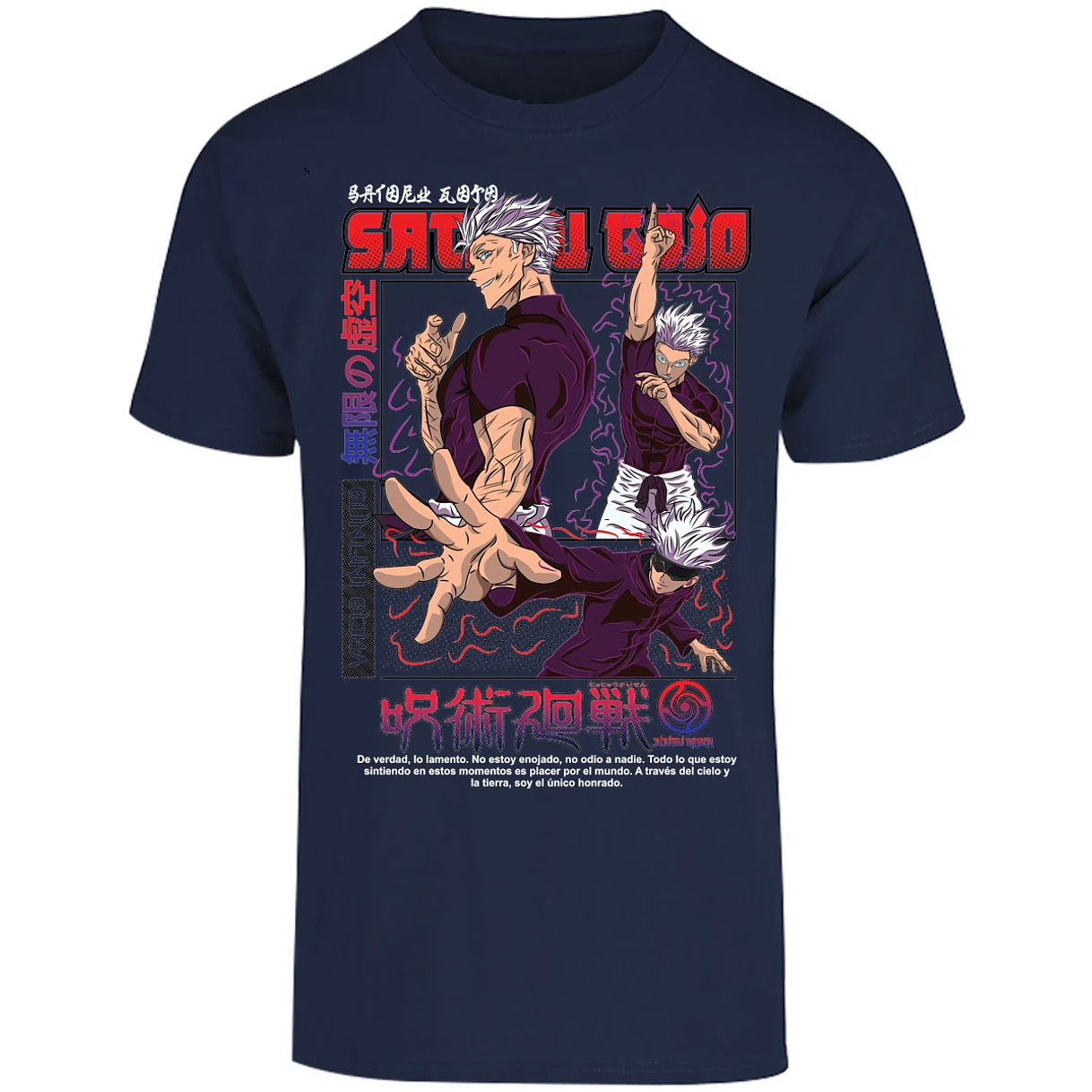 Playera Jujutsu Kaisen Gojo Anime para Adulto 18
