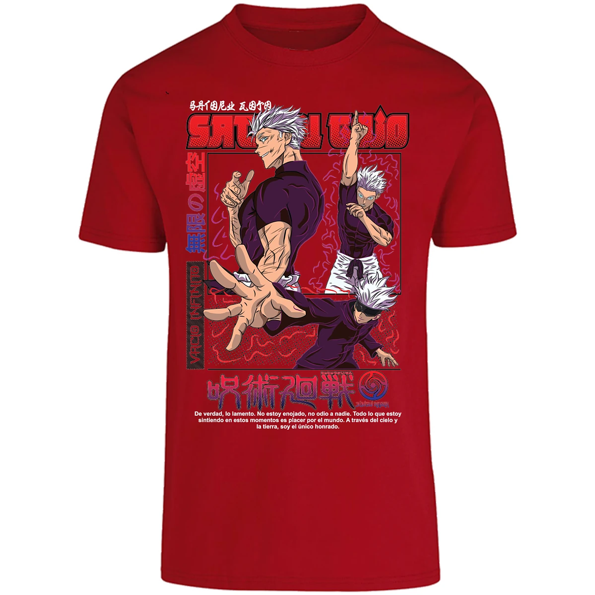 Playera Jujutsu Kaisen Gojo Anime para Adulto 19