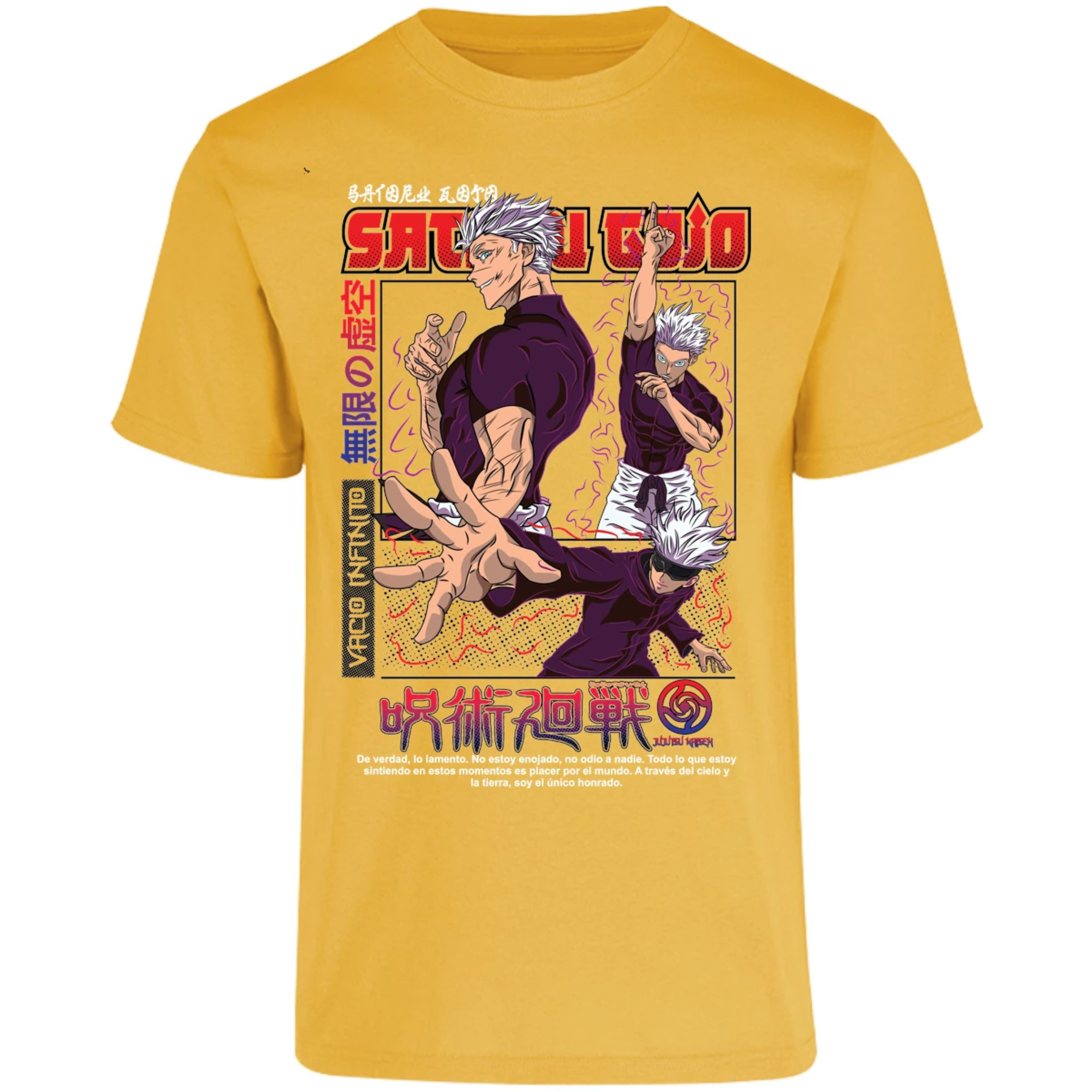 Playera Jujutsu Kaisen Gojo Anime para Adulto 21