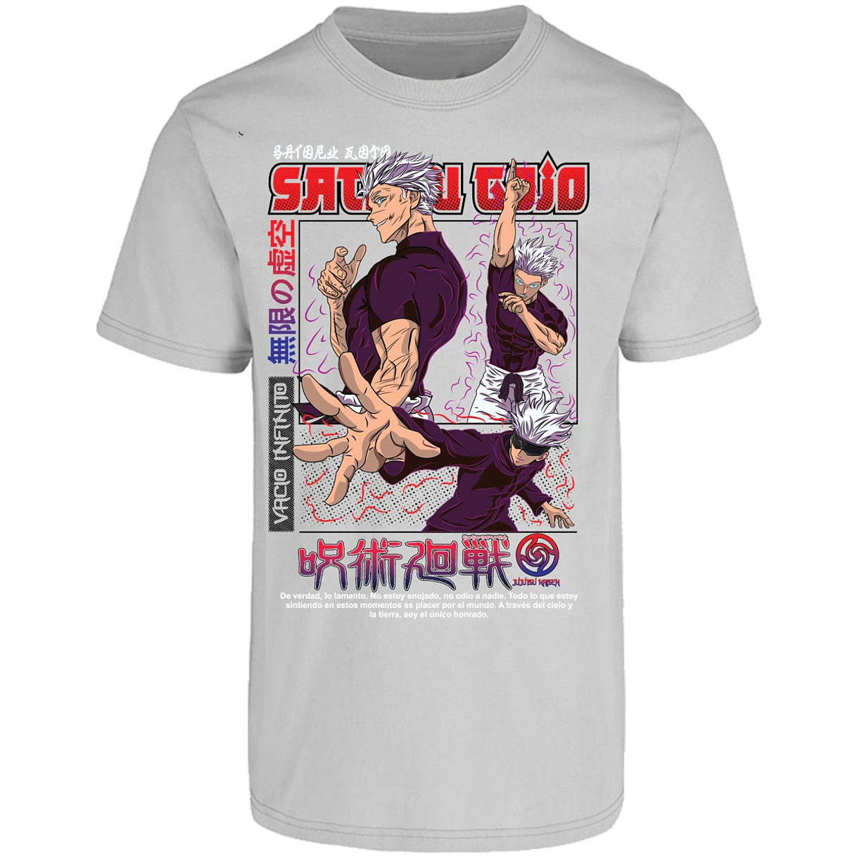 Playera Jujutsu Kaisen Gojo Anime para Adulto 28