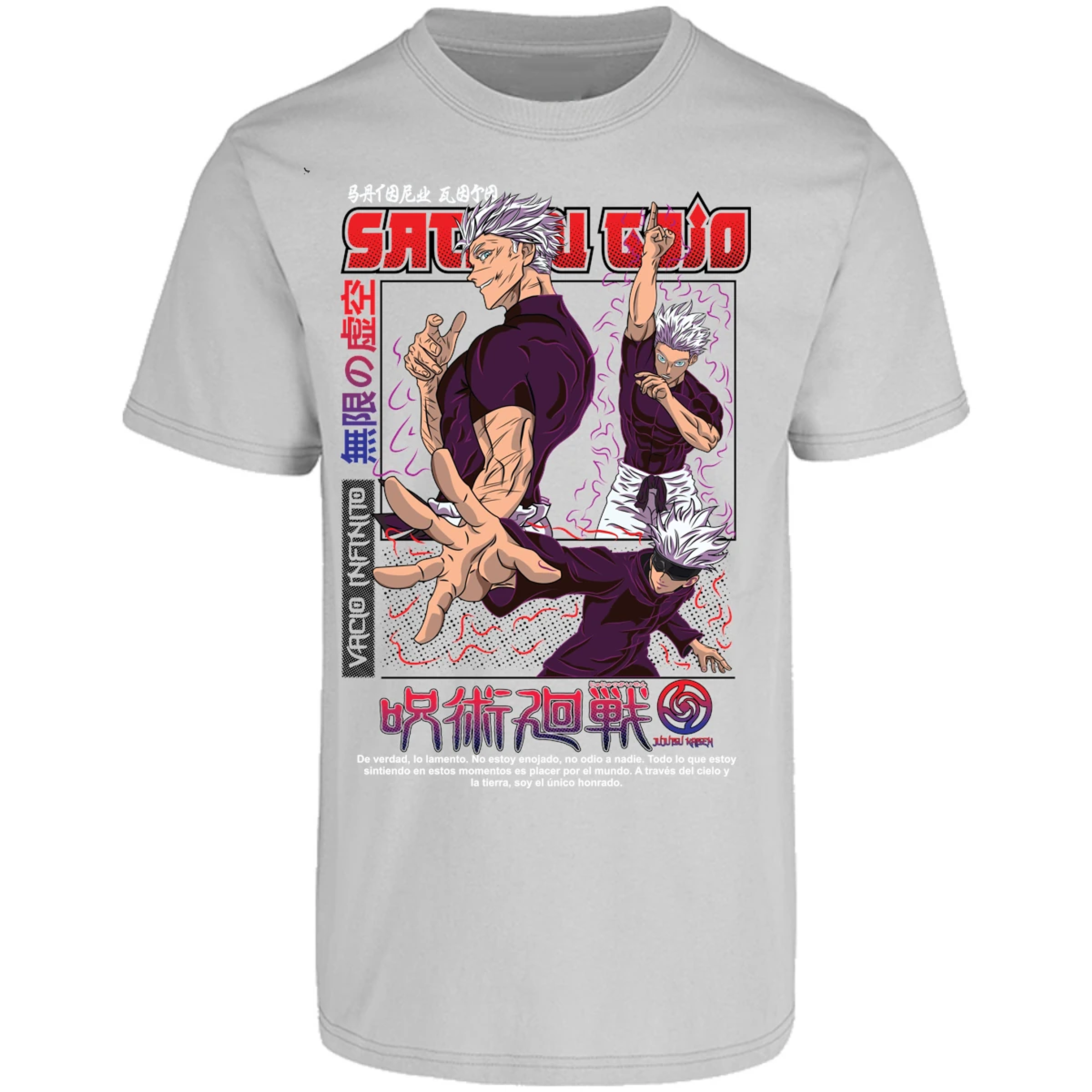Playera Jujutsu Kaisen Gojo Anime para Adulto 28