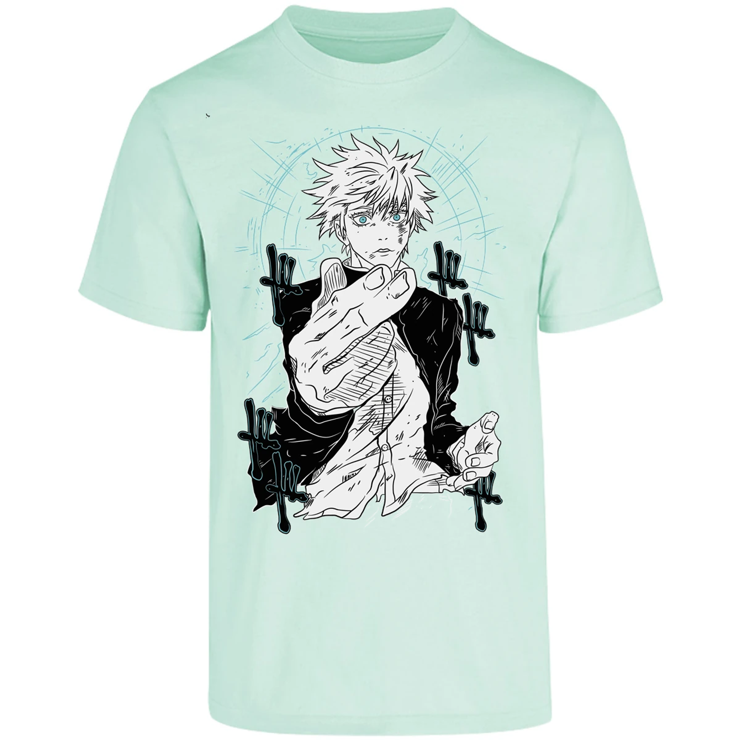 Playera Jujutsu Kaisen Gojo Basic para Adulto 17